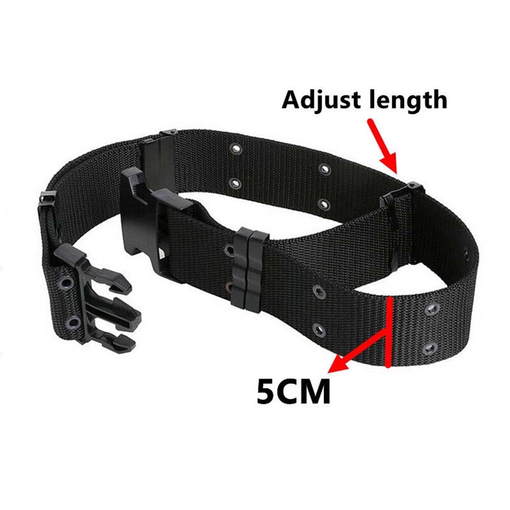 Military Pistol Belt Nylon Tactical Webbing Belt ALICE Marine Corps Type Belt US