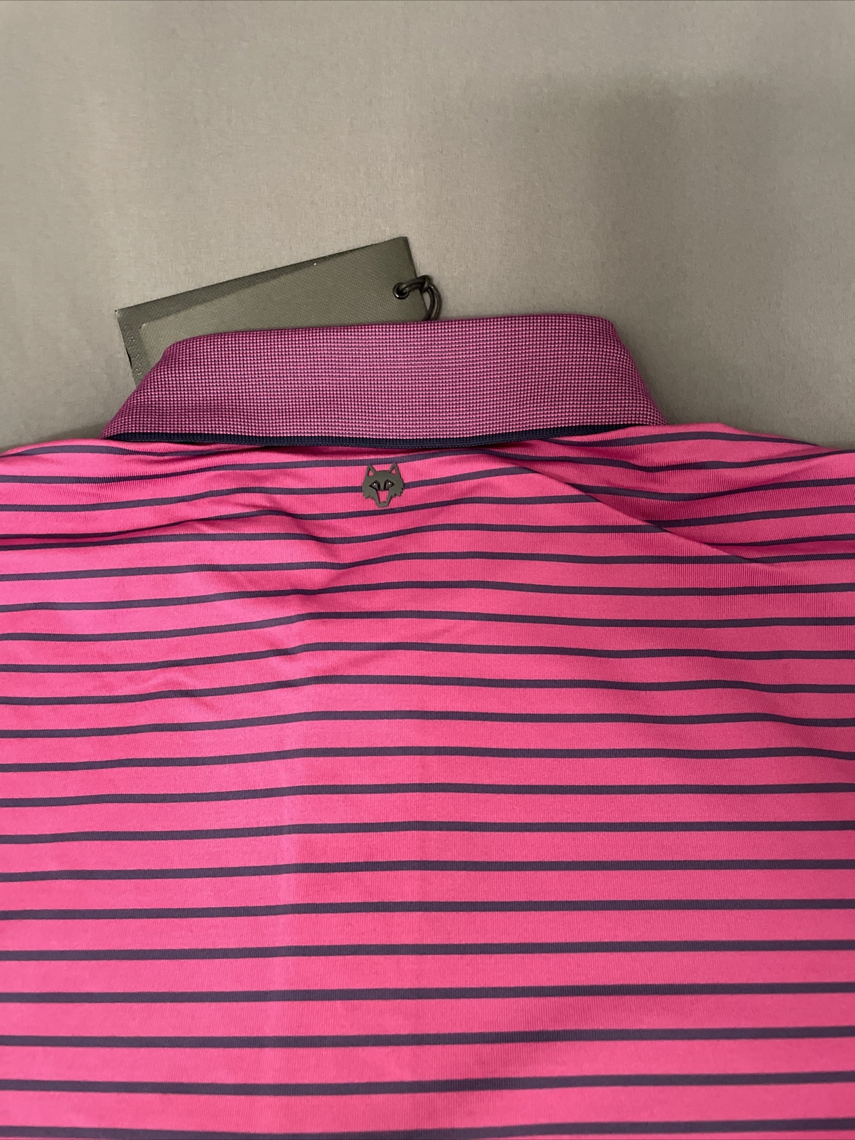 Greyson Golf Shirt Polo Crow Large Purple Pink Ruby Martin NWT MSRP $90