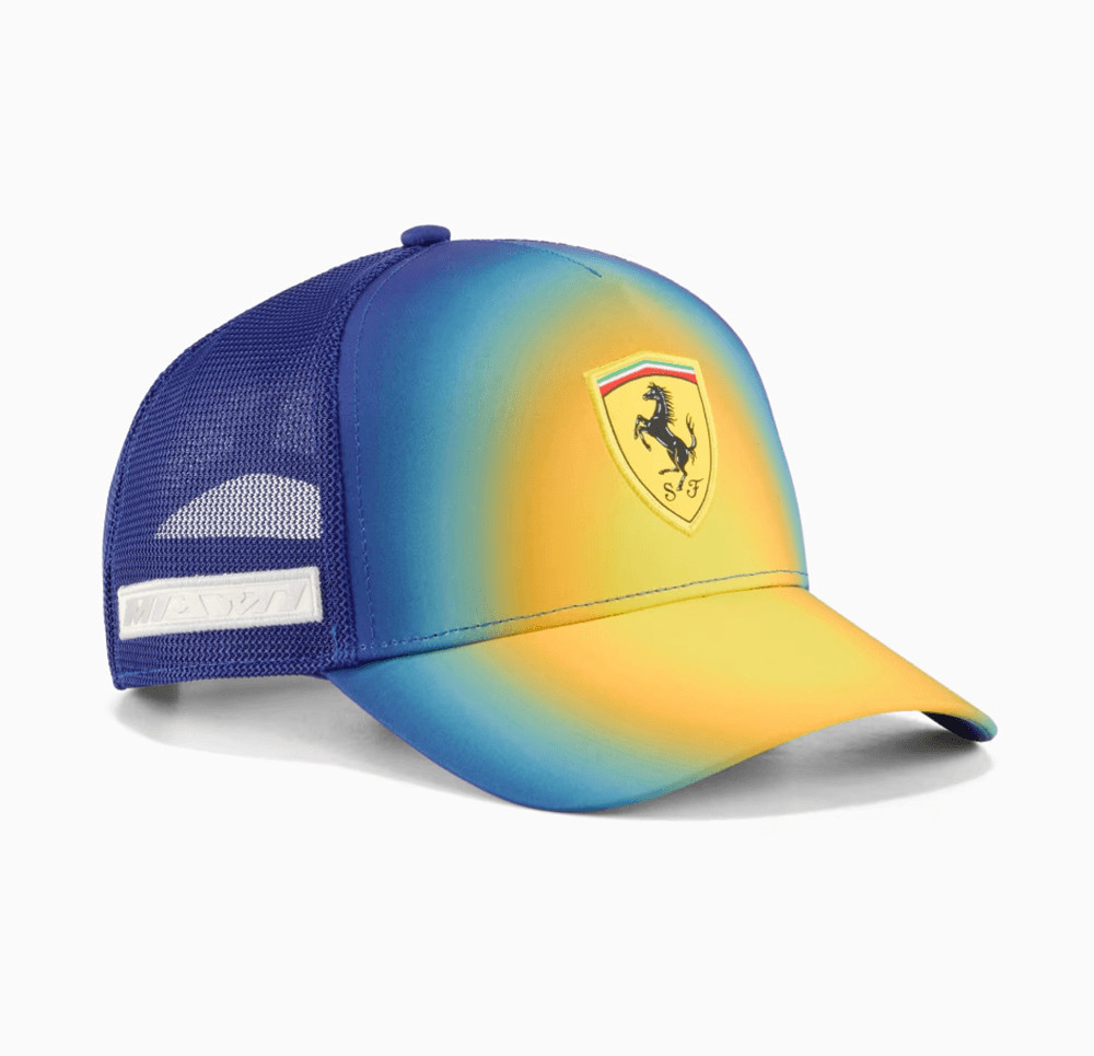 Ferrari Mesh Back Men’s Outdoor Sports Colorful Baseball Cap Adjustable