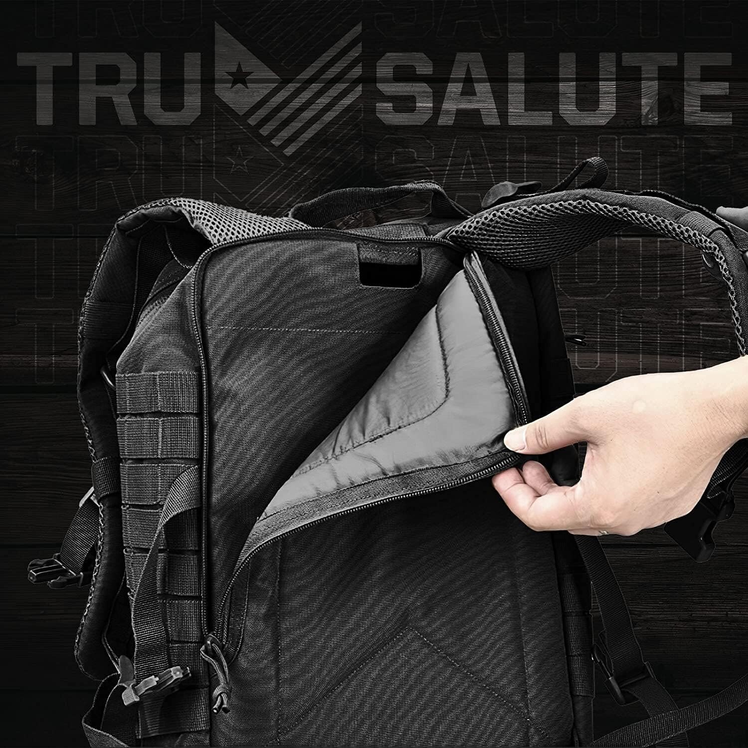 30L-70L Large Military Tactical Backpack For Men Molle Daypack 3 Day Bug Out Bag