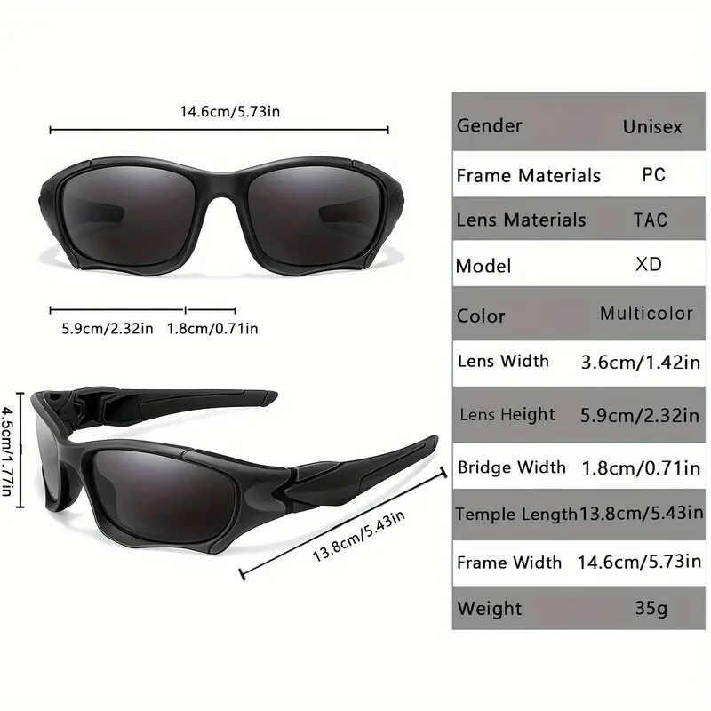 Tactical Polarized Sunglasses – UV400 Protection