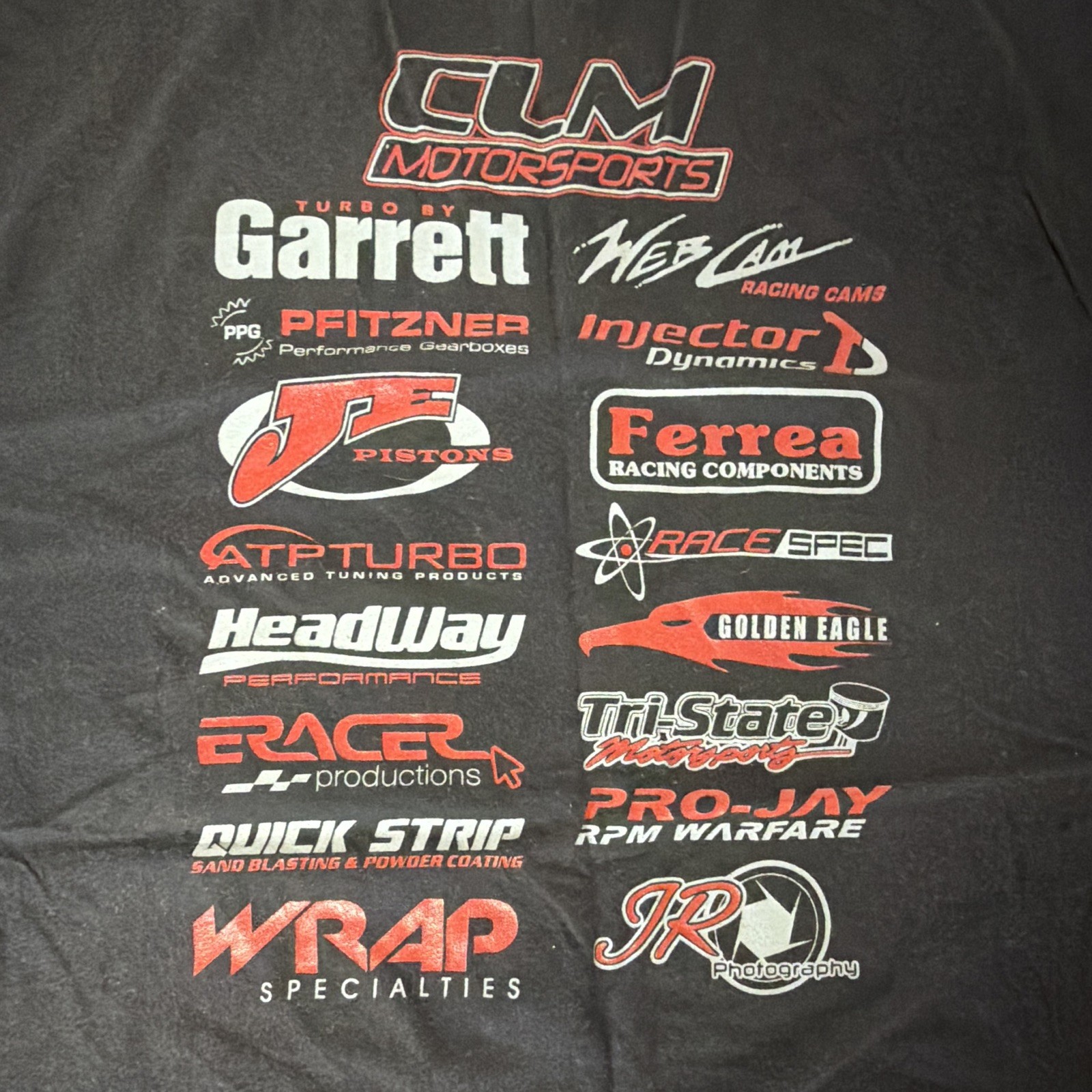 Main Gear PC Computers Men’s Cotton Crew Neck CLM Motorsports Racing Tee XL