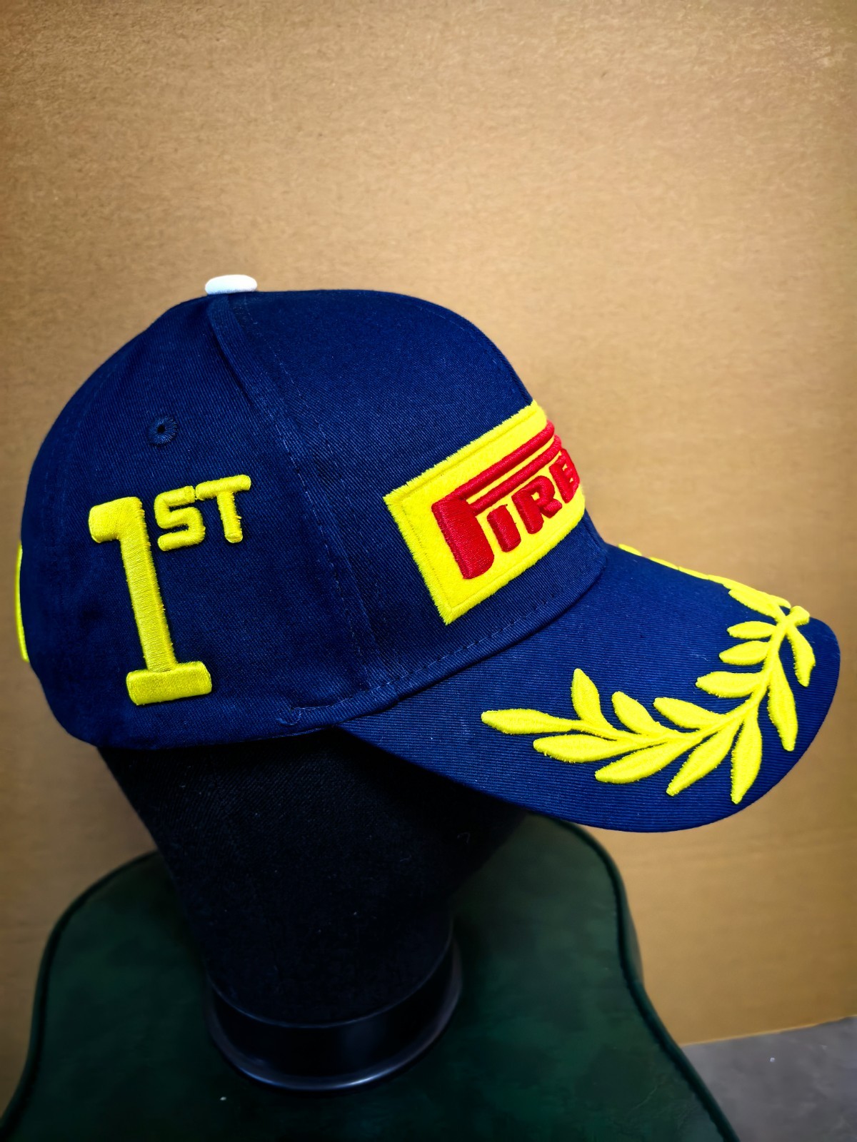 Pirelli F1 Men’s Adjustable Baseball Cap Navy Blue Stylish and Versatile