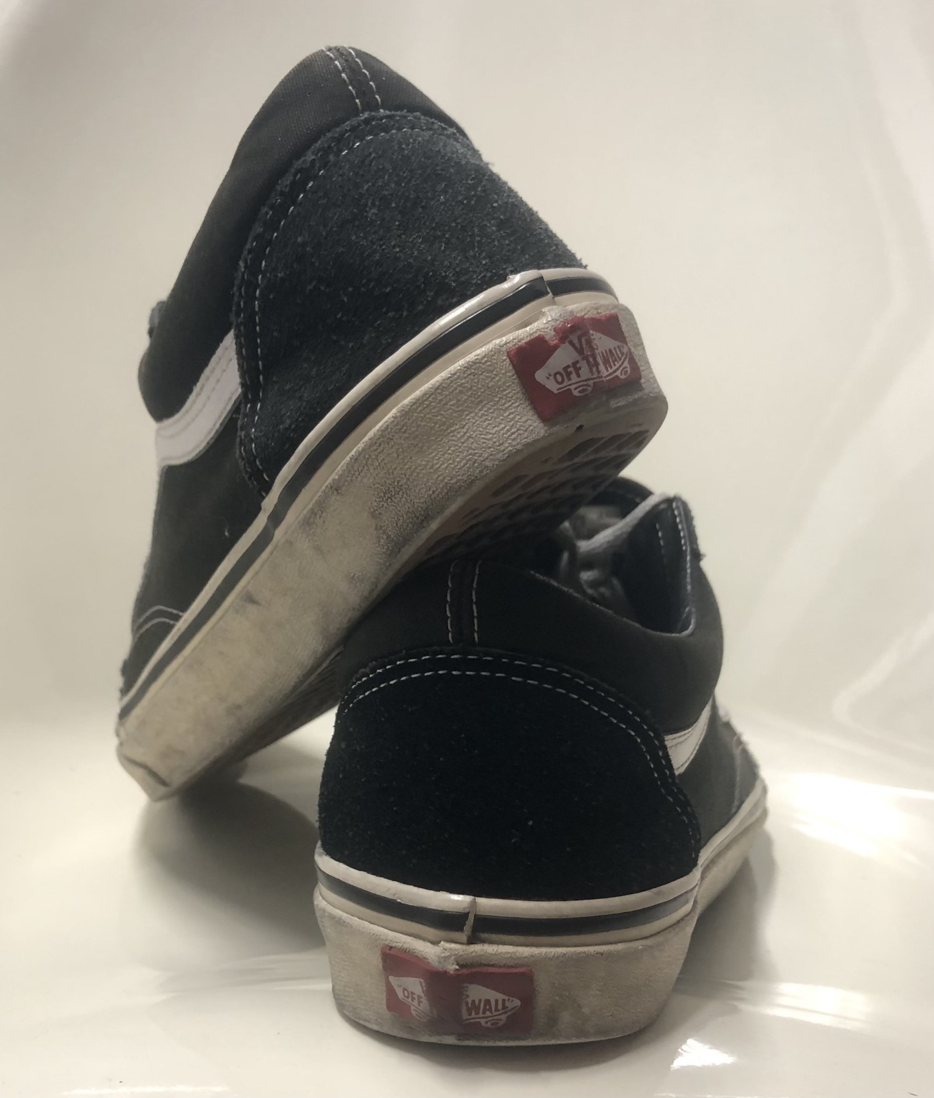 2017 VANS OLD SKOOL BLACK WHITE RED SUEDE CANVAS VN000D3HY28 Sneaker Men’s US 11