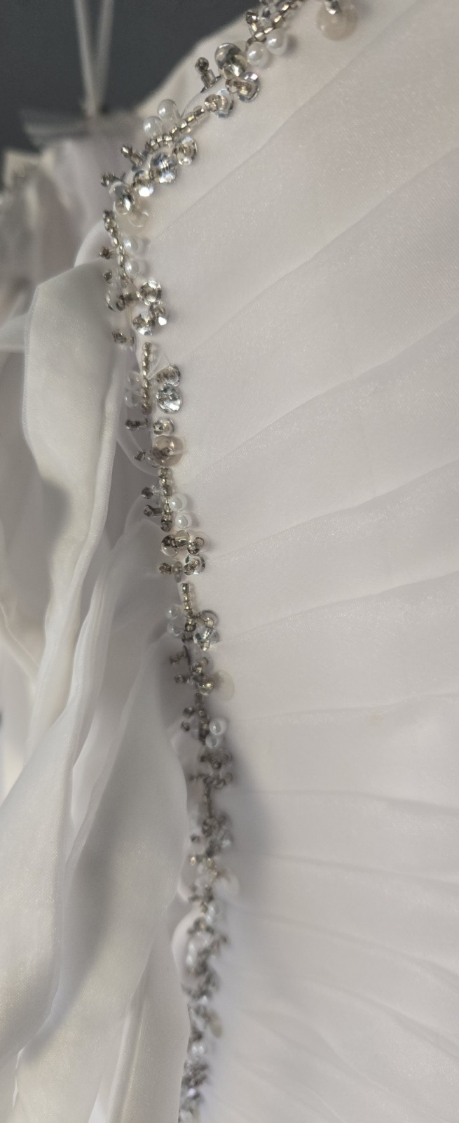 Mori Lee Voyage Beaded Formal Dress – Size 4 – White NWT – Madeline Gardner