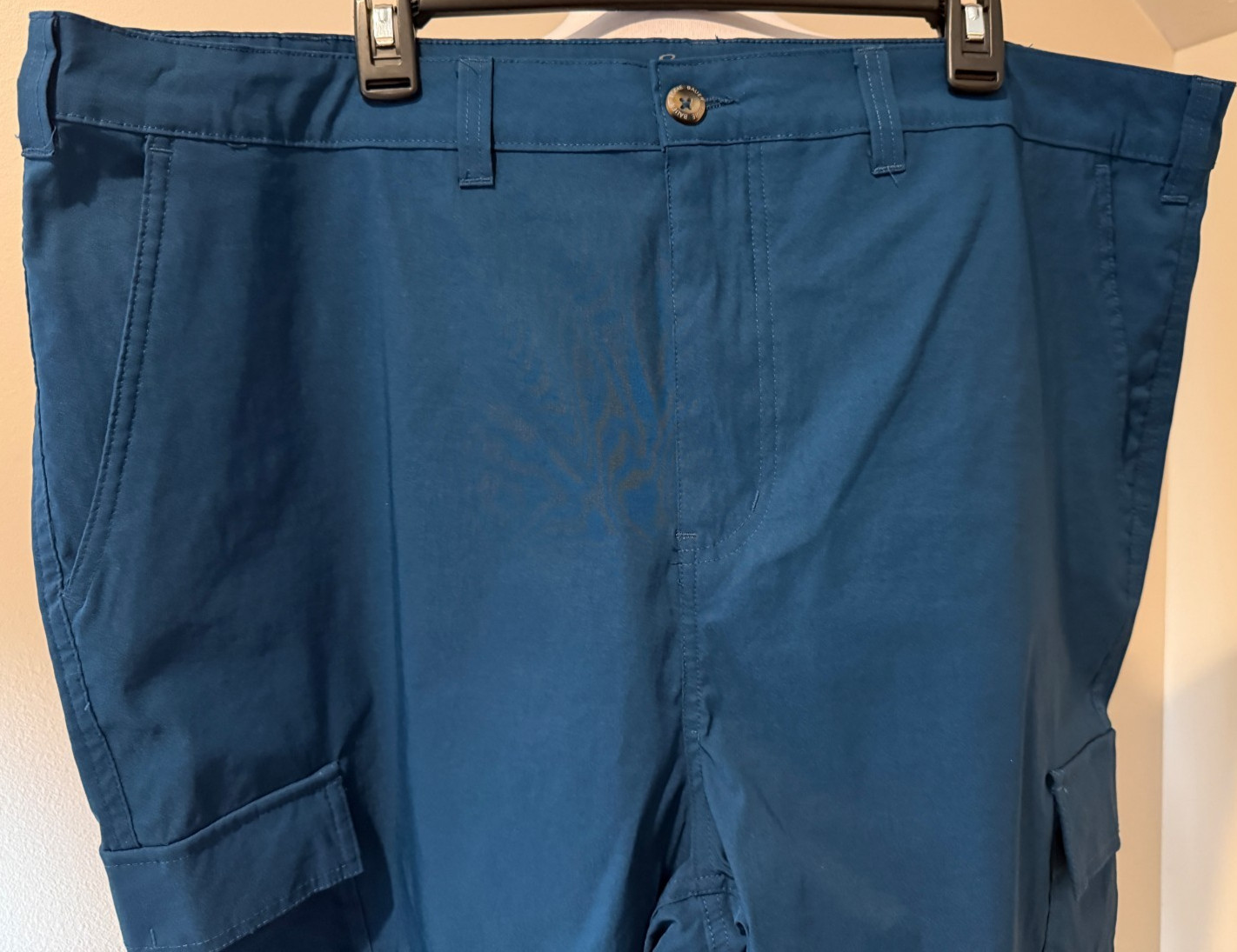EDDIE BAUER Mens Blue Technical Travex Cargo Shorts EM41SH319 – Sz 42