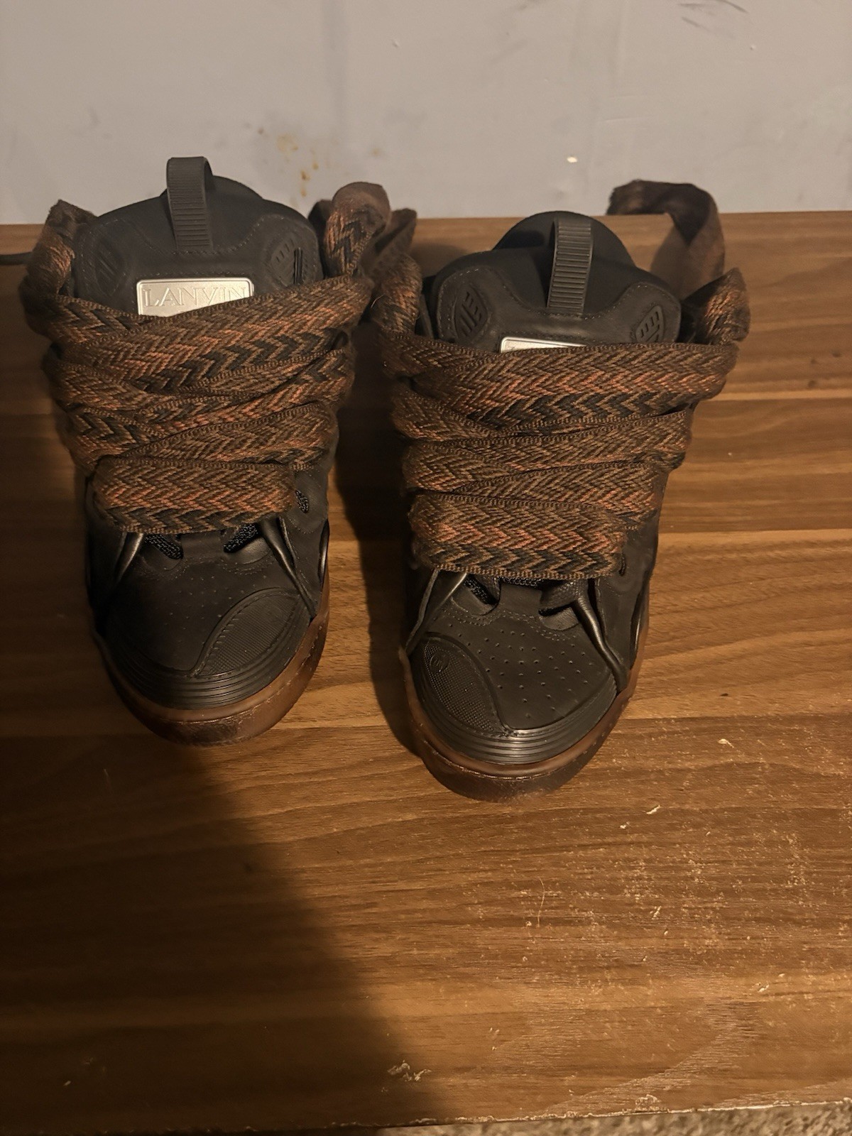 Lanvin Curb (tortoise Effect) Size 5 .comes With Box And Bag.