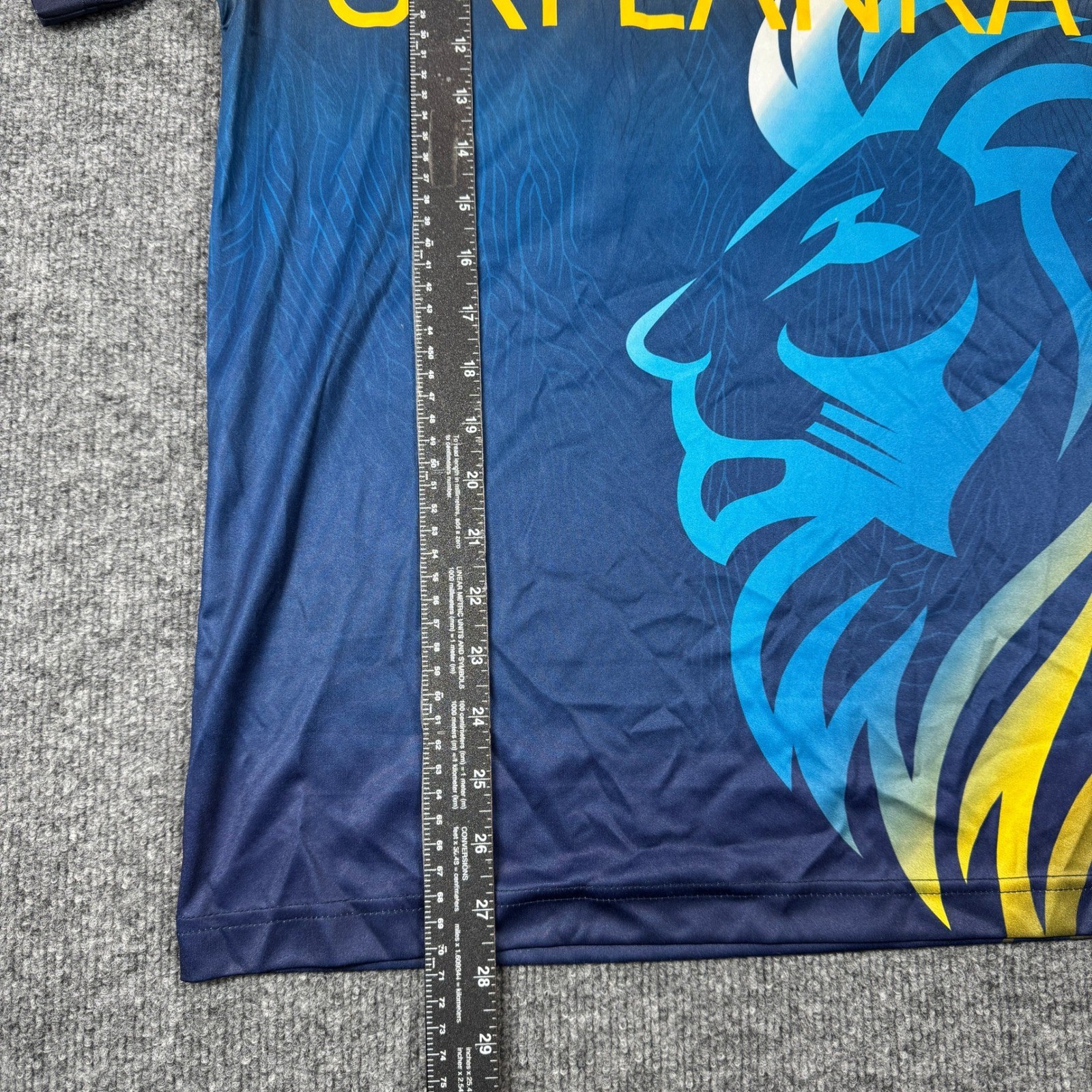 MAS Sri Lanka Cricket T20 World Cup Polo Mens L Blue Lion
