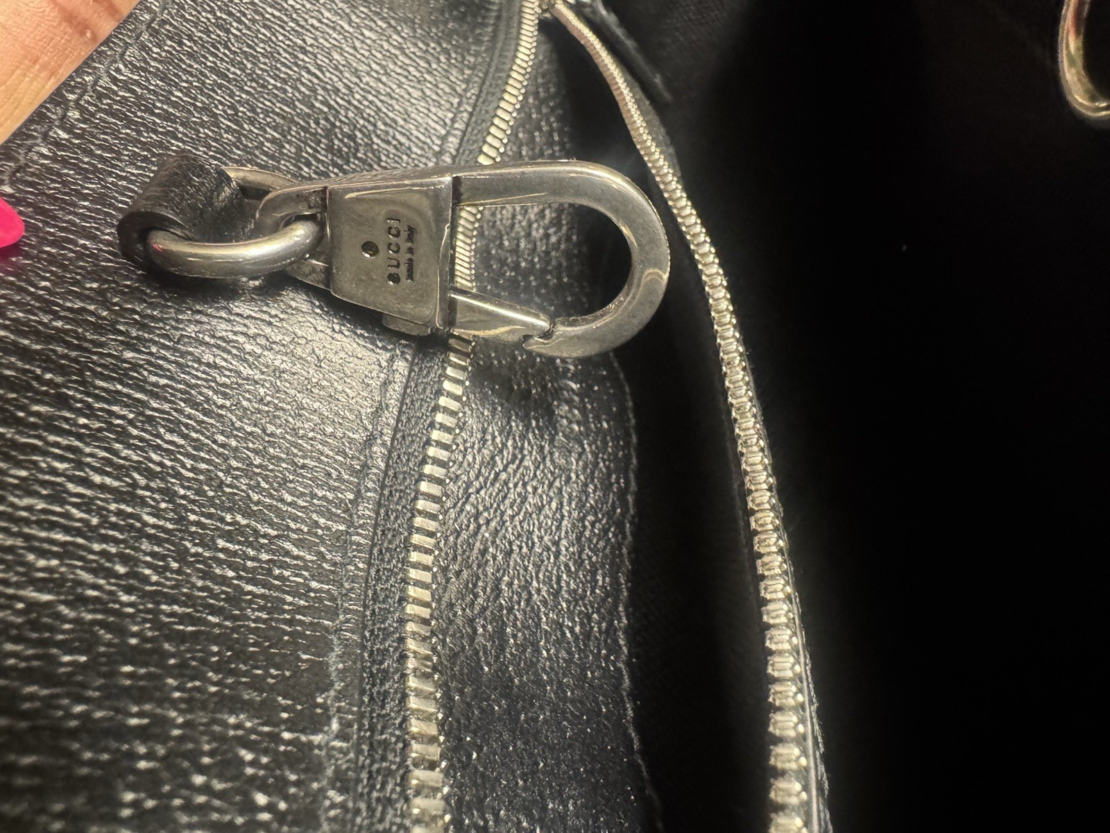 Authentic Gucci Jumbo GG Canvas & Leather Large Tote