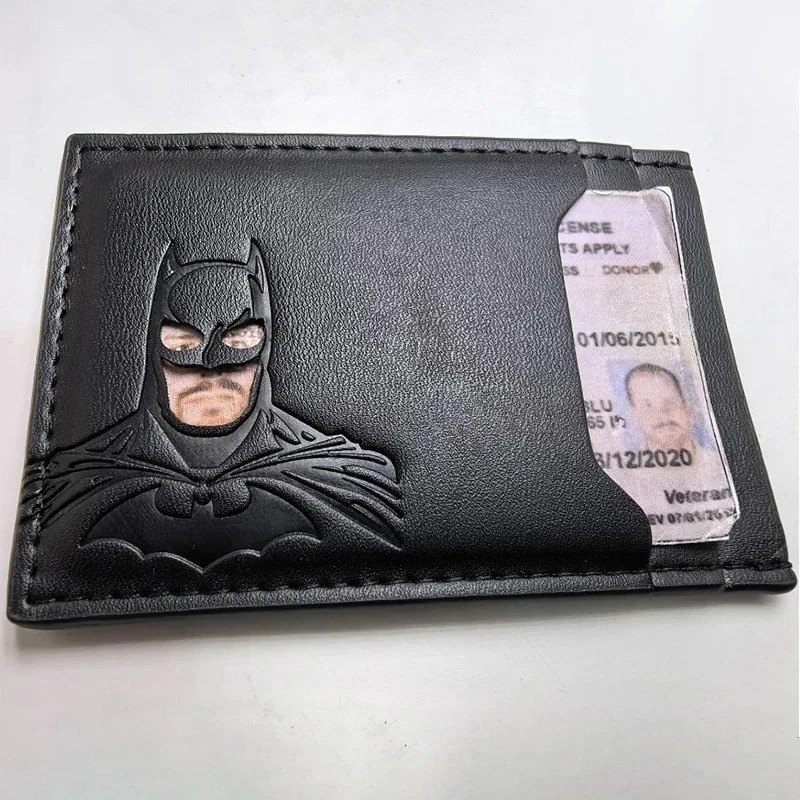 Batman Wallet Slim Card Holder Minimalist ID Case Short Wallet Unisex