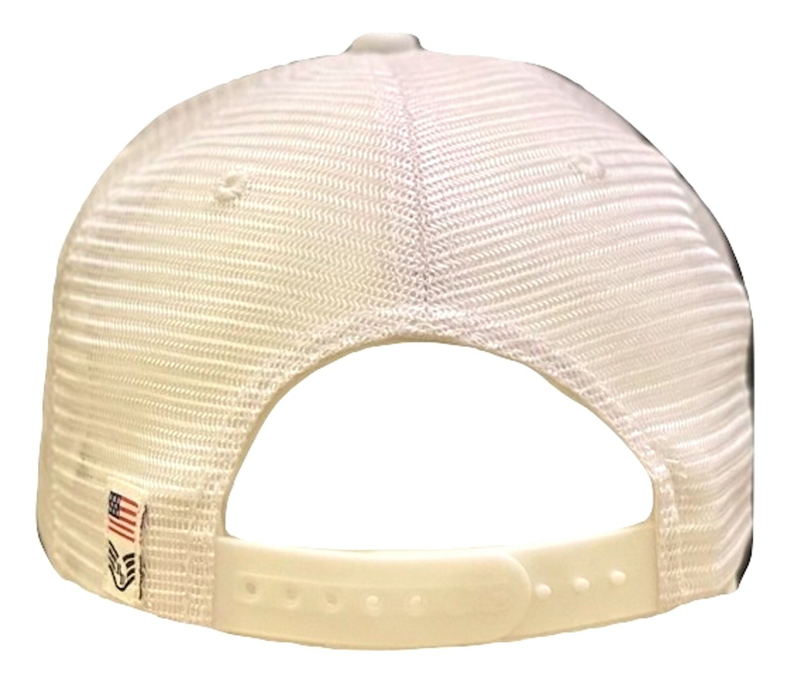 NASA Worm Logo Insignia Structured Space Mesh Trucker Baseball Cap Hat – White
