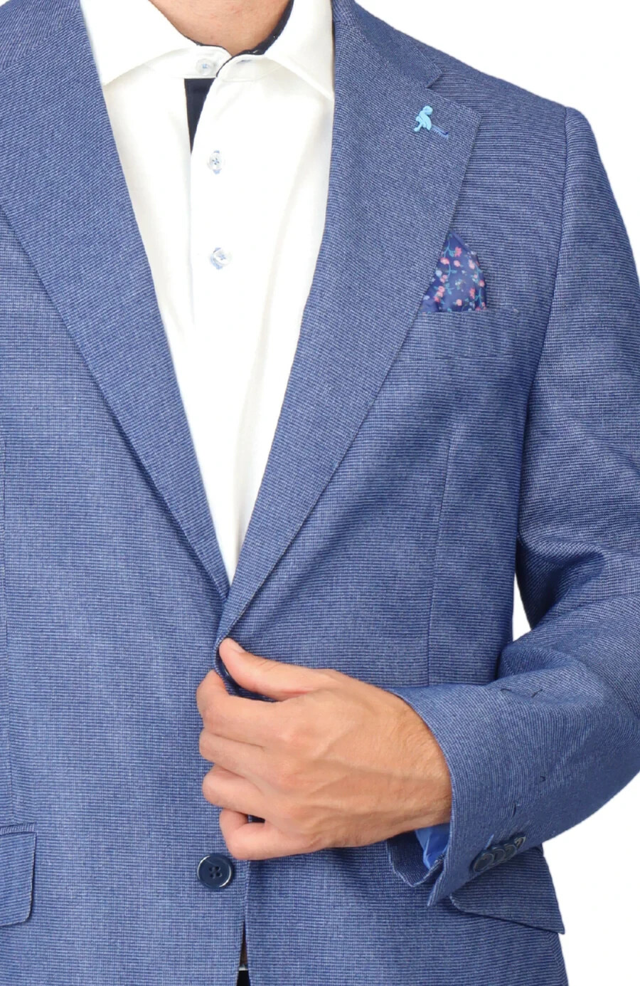 Tailorbyrd Blazer, NEW TAILORBYRD $325 Blazer, Tailorbyrd True Blue Tonal Dobby