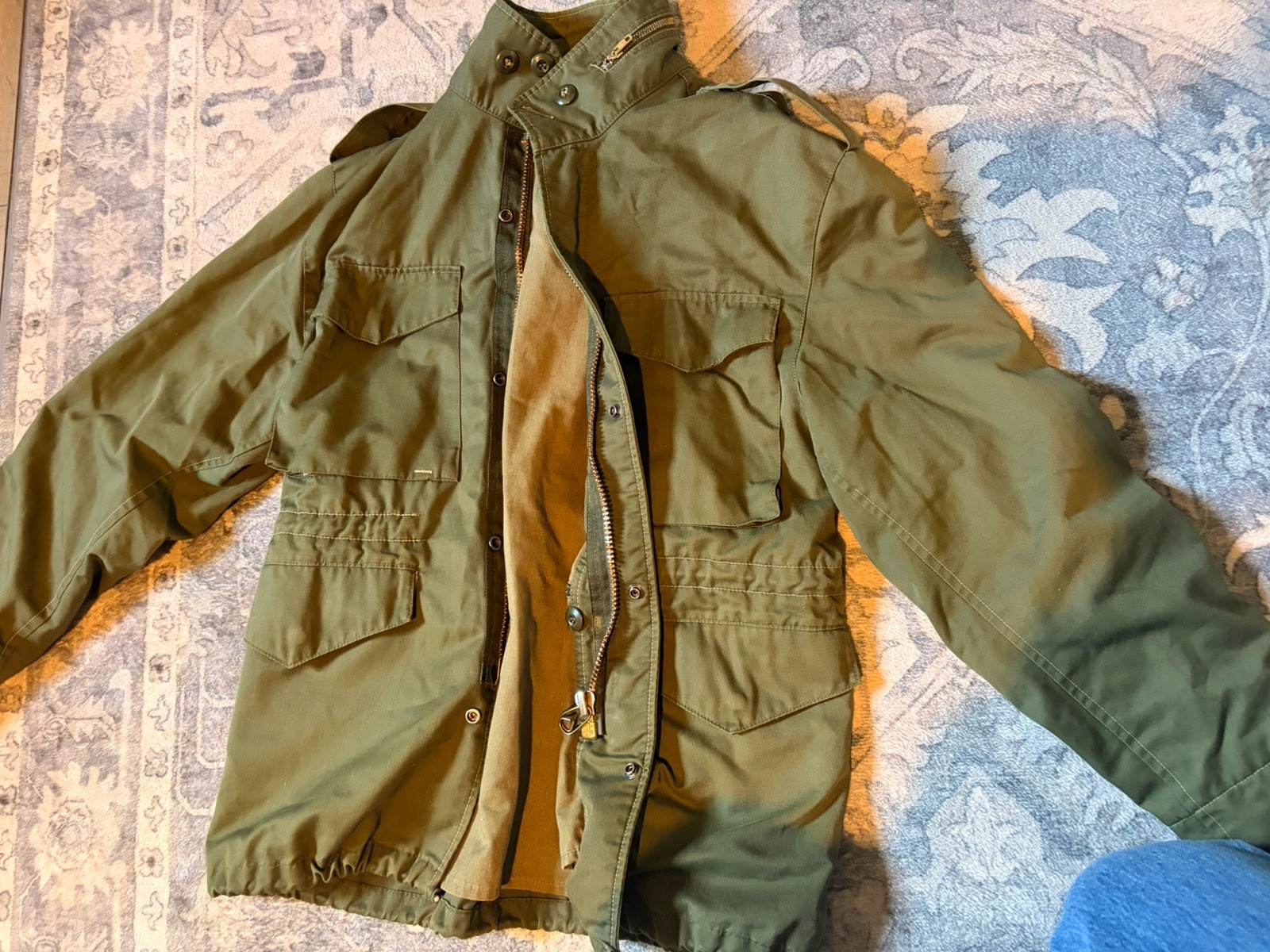 M-65 Field Jacket Men S/M Olive VTG OG Military Vietnam Era Cold Weather US Army