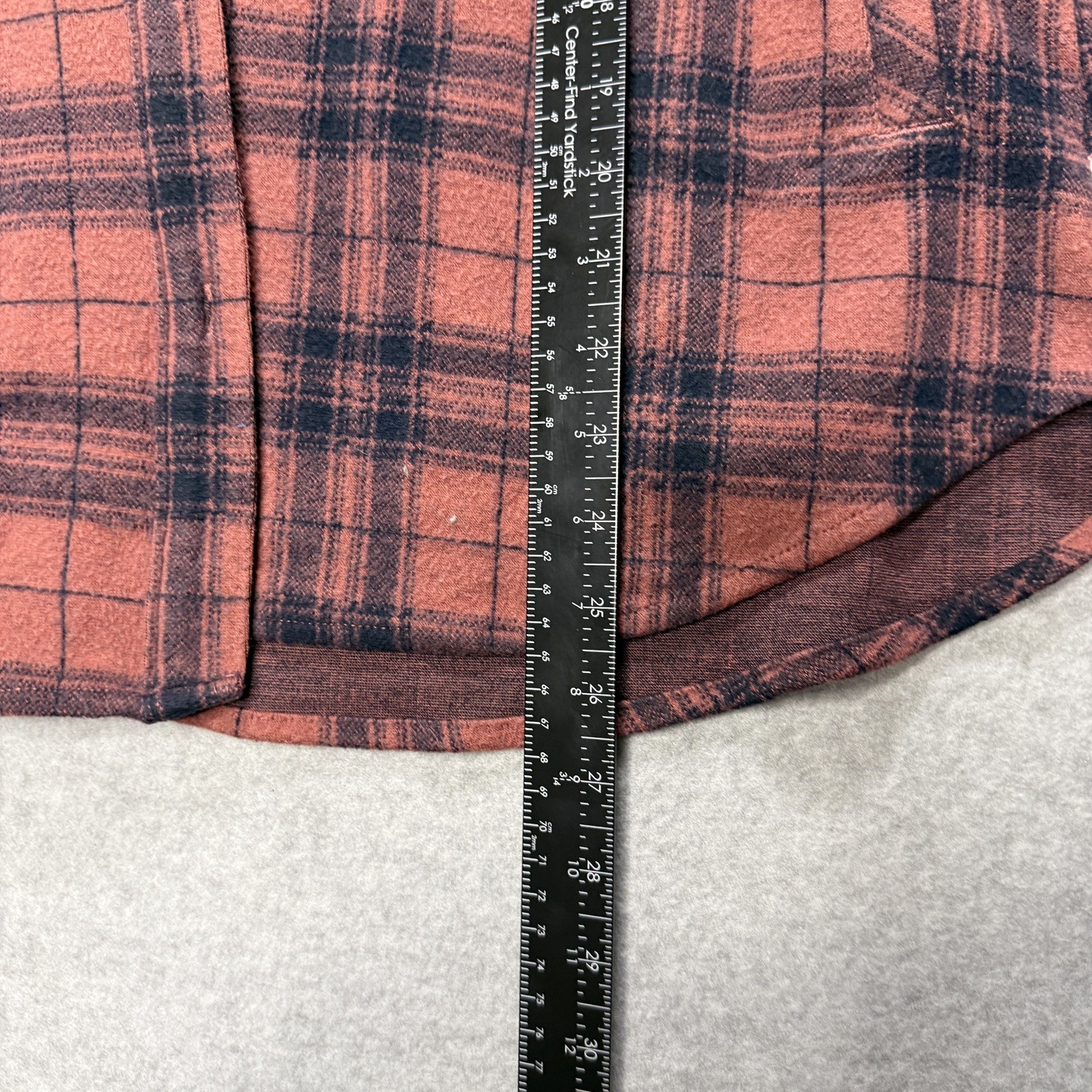 Women’s Wrangler All Terrain Gear Flannel Plaid Shirt Regular Fit M