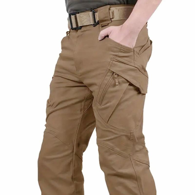 Men’s Tactical Cargo Pants Straight Fit Combat Work Trousers for Outdoor Hiking
