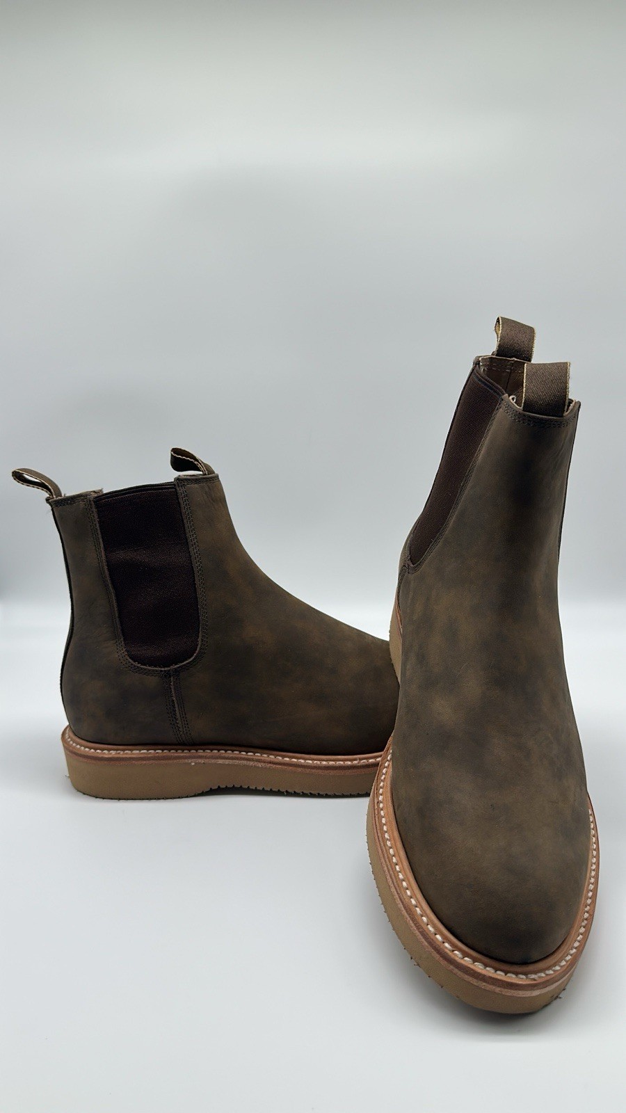 Taylor Stitch Ranch Boot Waterproof Espresso Grizzly Leather Men’s Size 11 D NEW
