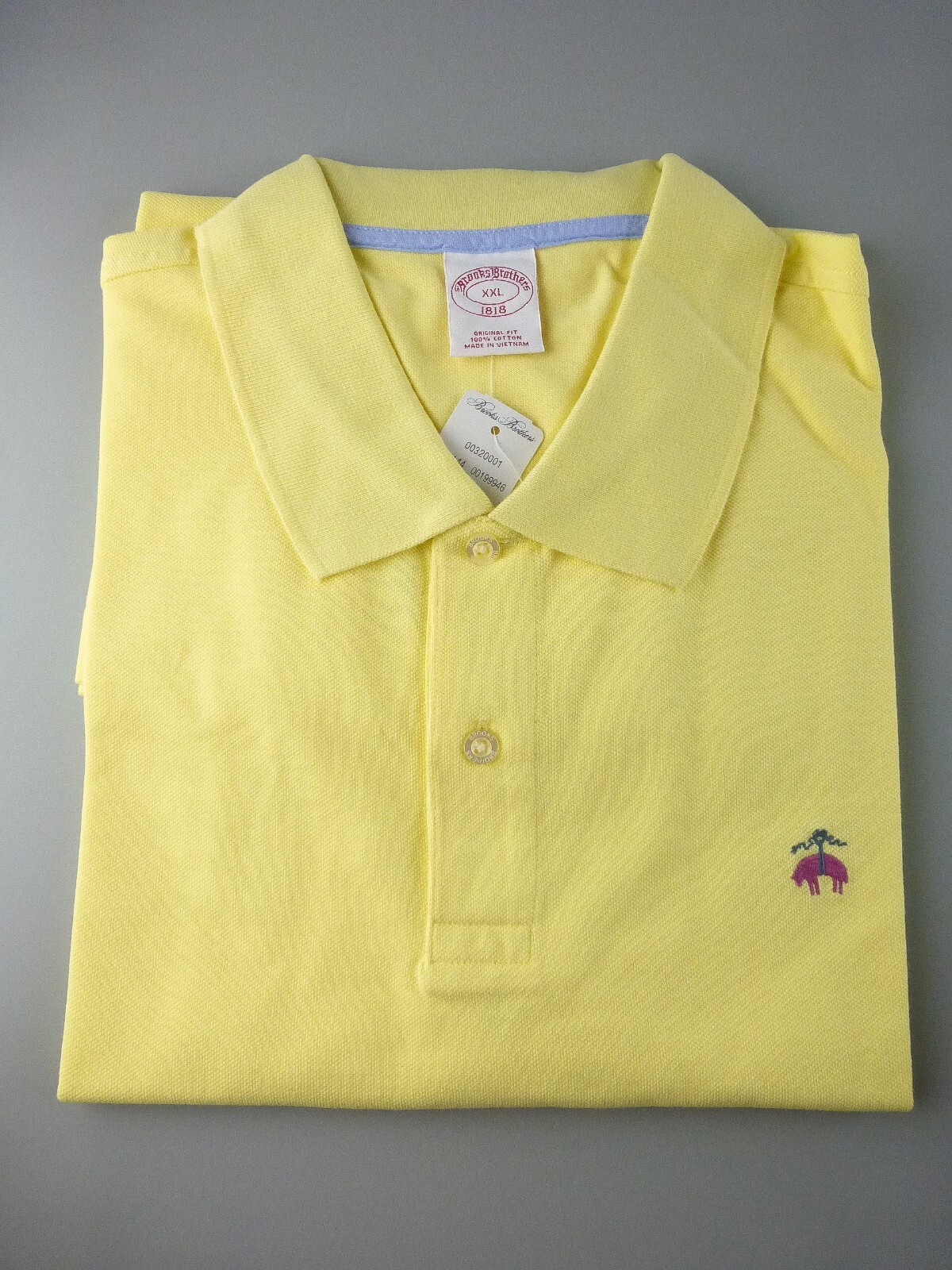 BROOKS BROTHERS POLO SHIRT 1818 Men’s Pastel Colors ORIGINAL Fit XL 2XL New $89