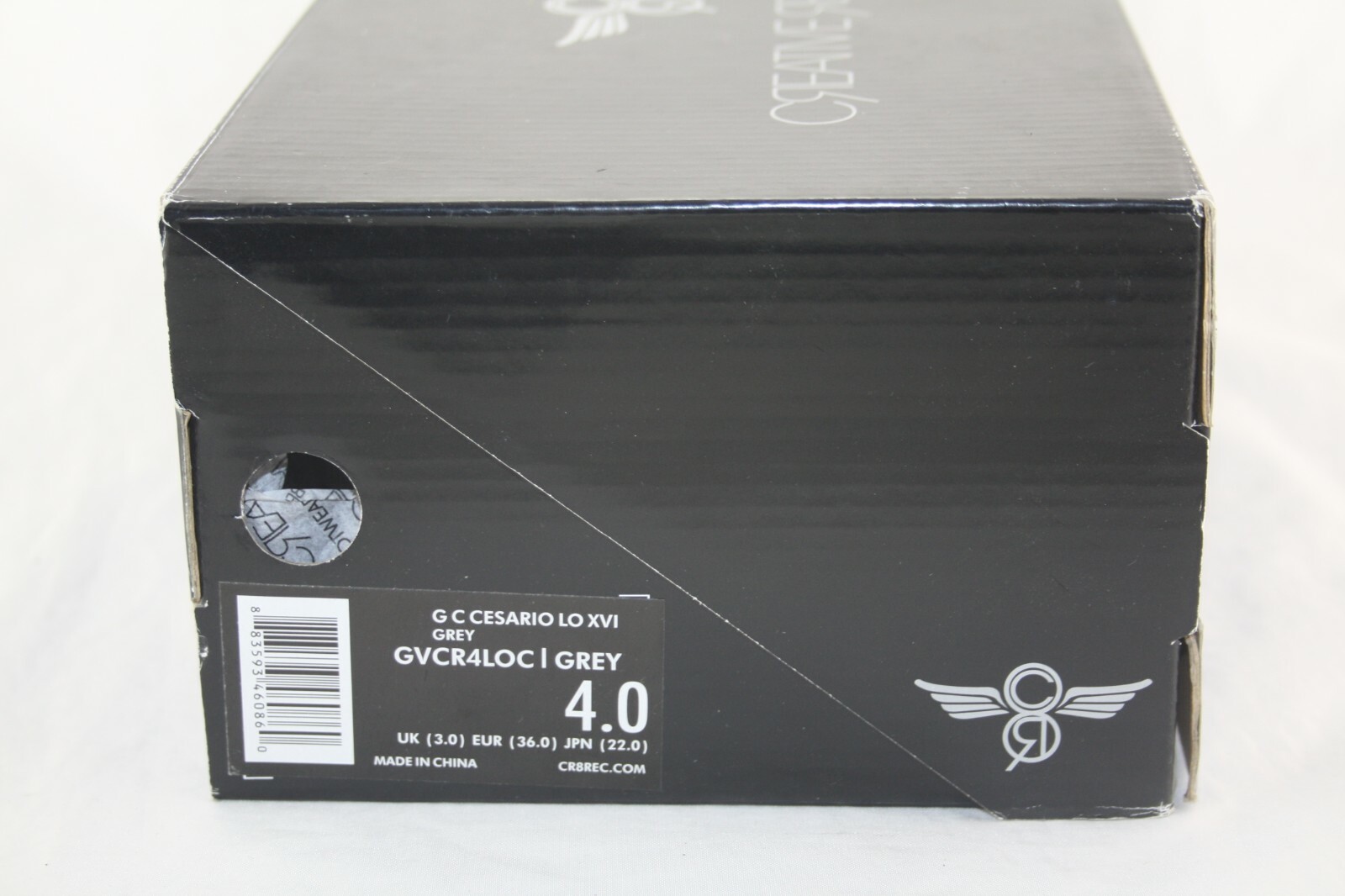MEN’S Creative Recreation Cesario Lo XVI Grey Canvas Shoes VCR4LOC/GREY
