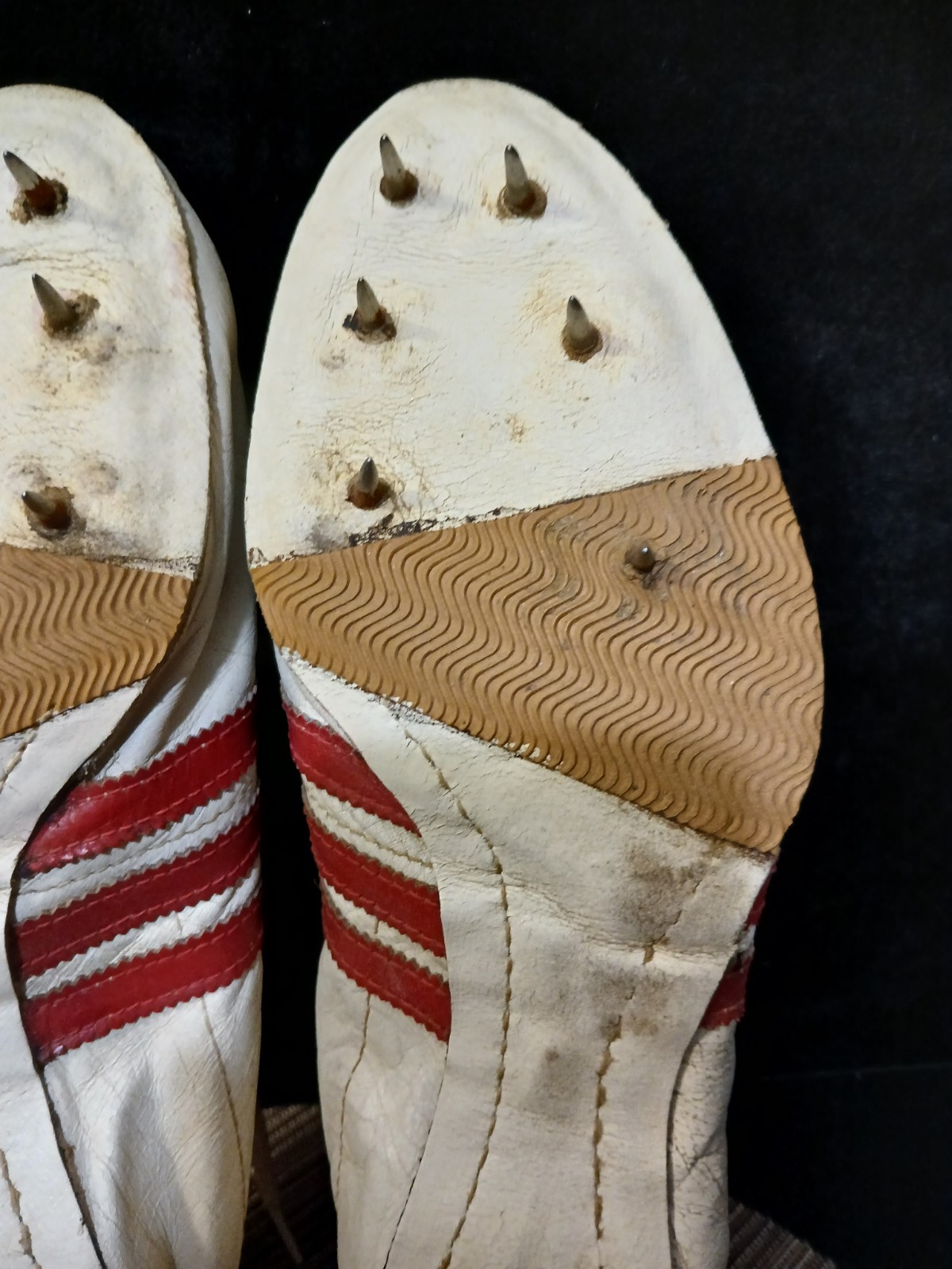 🟥Vintage Adidas Intervall Track Spikes West Germany w/ Box 1960s–70s Dassler 🟦