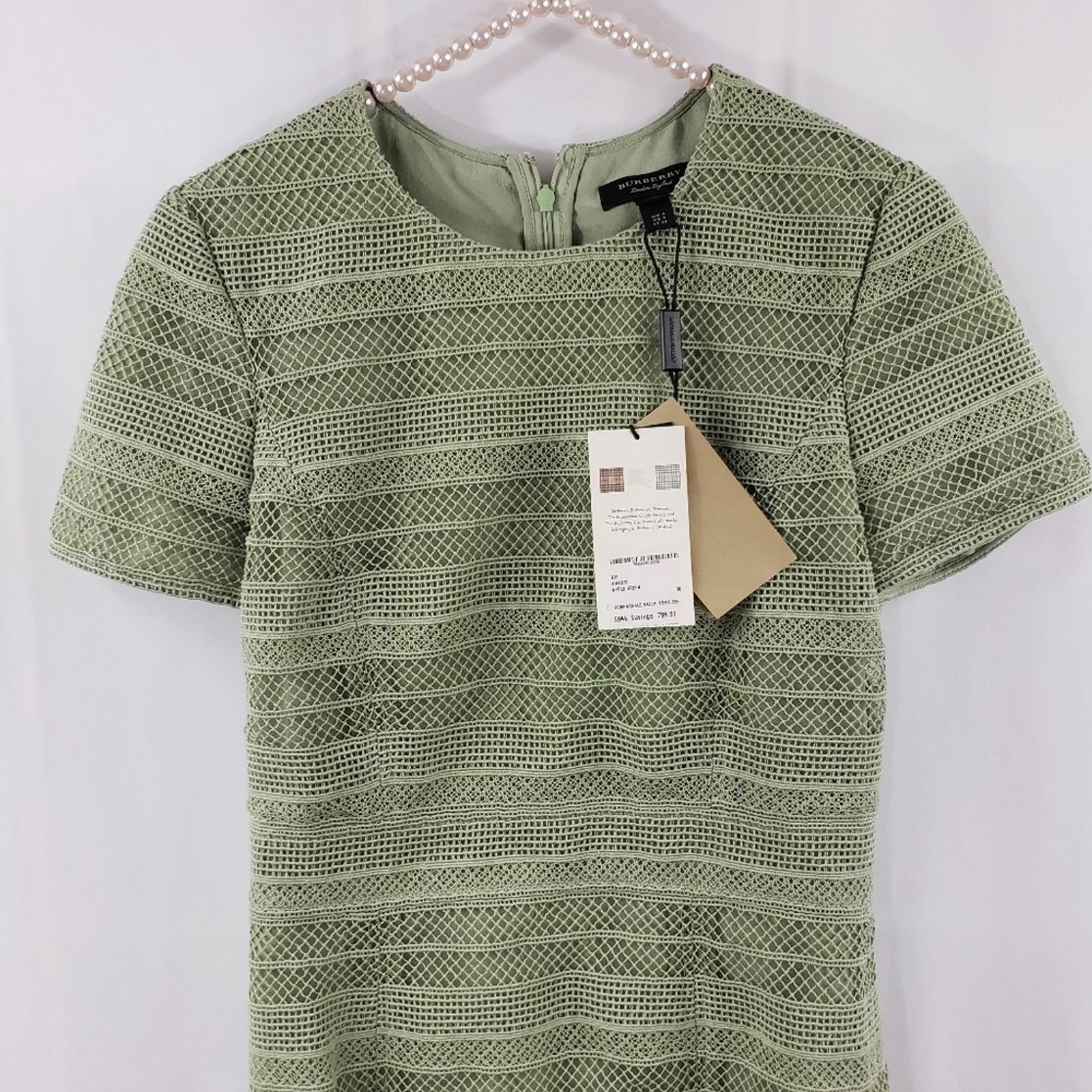 Burberry Crochet Fit and Flare Lace Dress NWT Size 38 4 US
