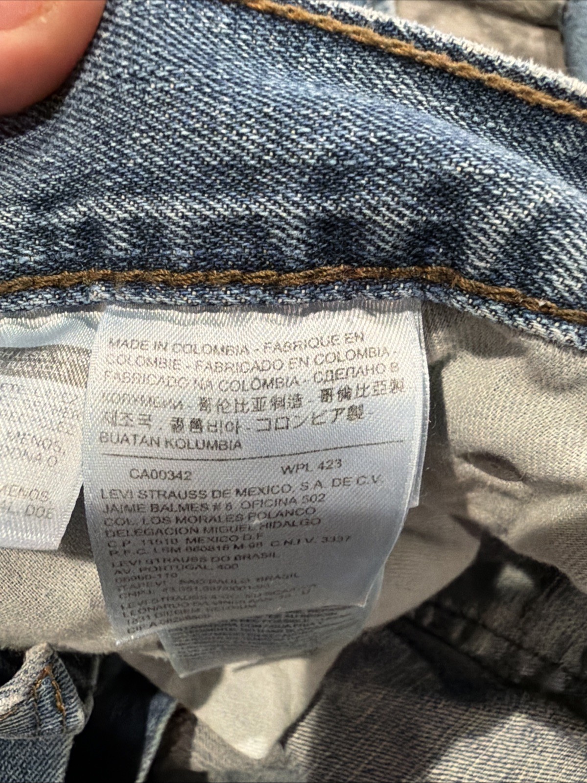 Levi’s 559 Men’s Jeans Blue, Relaxed Fit, Straight Leg 40×30 VTG