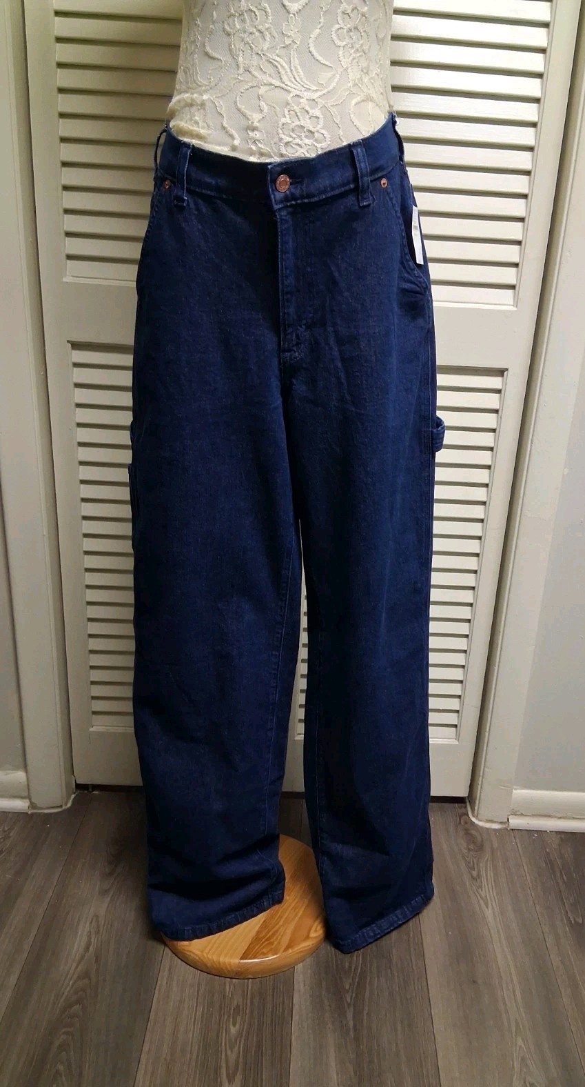 GAP 90s Loose Carpinter Mid Rise Sz30/10 New 99%Cotton 1% Spandex