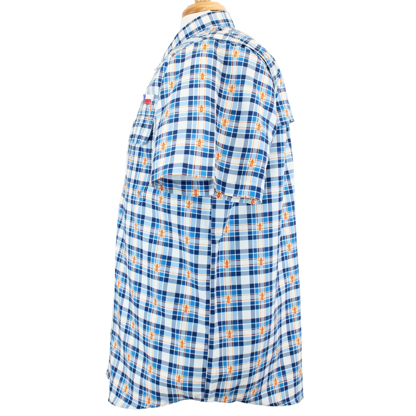 Magellan Men’s Shirt Houston Livestock Prints, Relaxed Short Sleeve Button Down