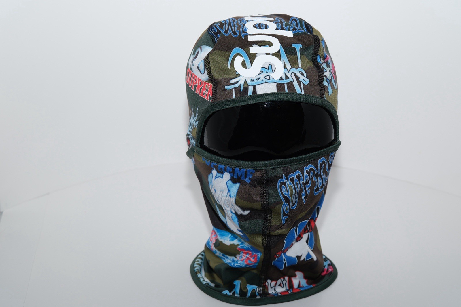 NWT Supreme Flash Lightweight Balaclava Woodland Camo OS In hand Ships Fast