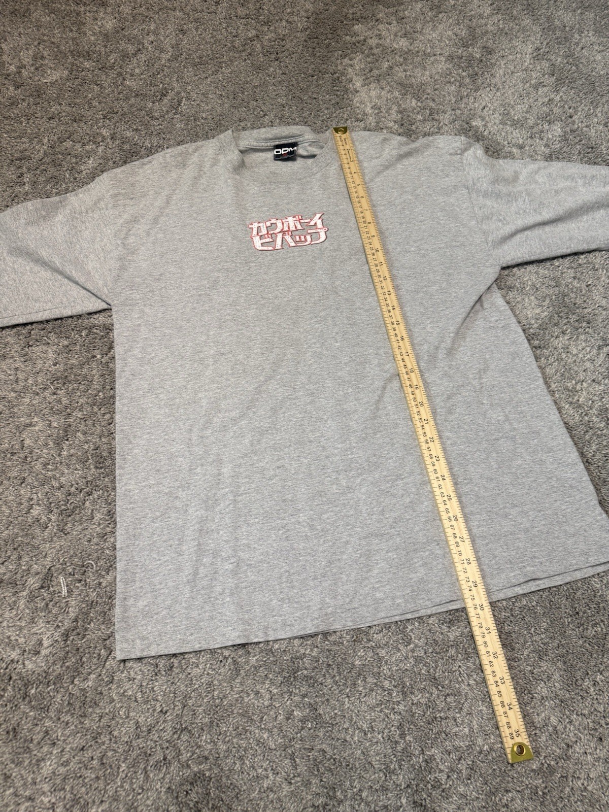 Vintage Cowboy Bepop ODM T-Shirt Size XL Arm And Back Graphic