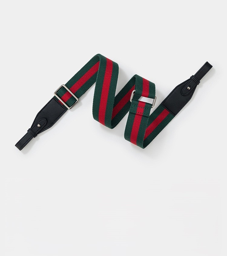 Replacement Striped Purse Strap for Gucci Luxury Designe Shoulder Bag No Logo