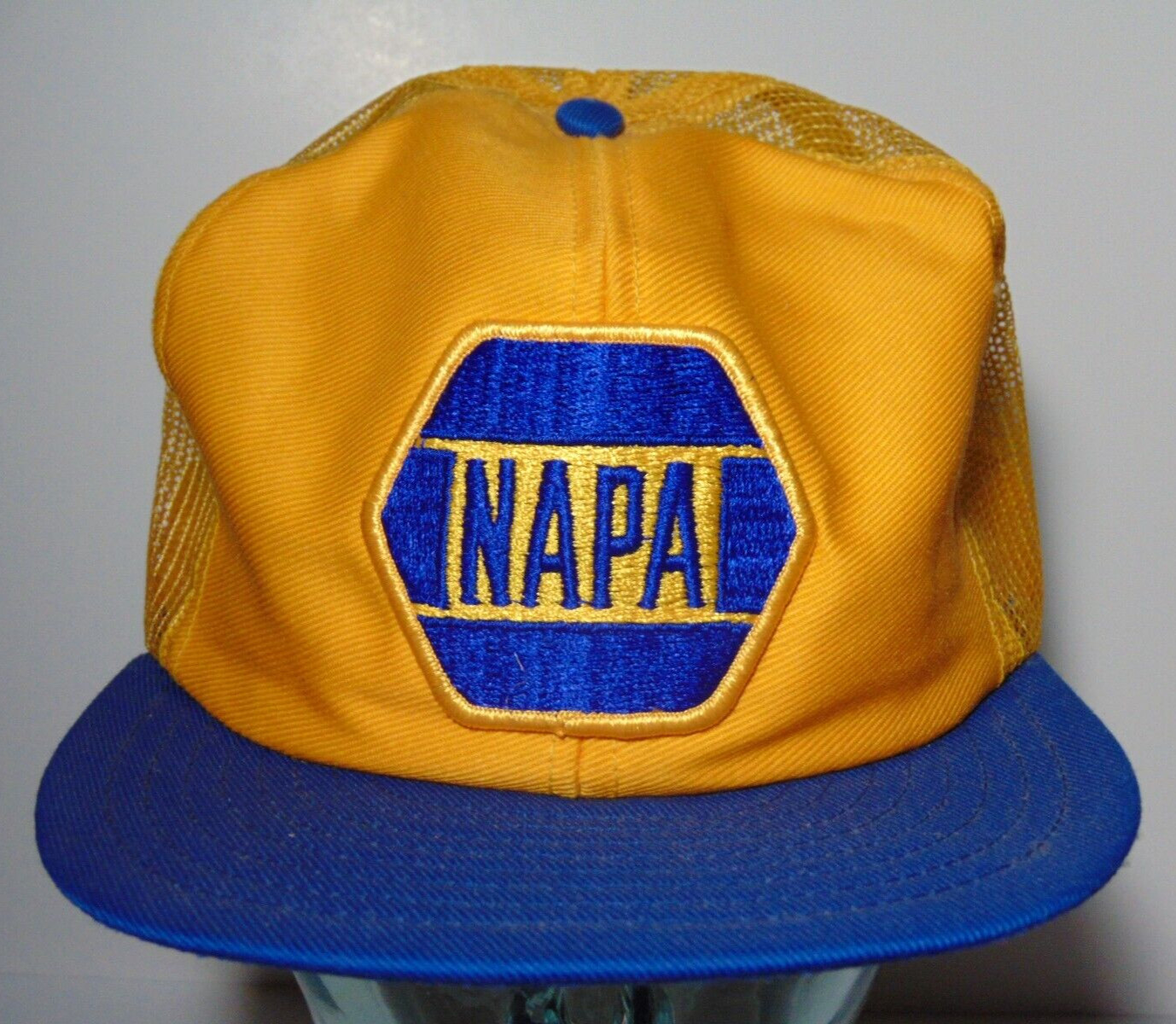 NOS NEW 1980s VINTAGE NAPA PATCH SNAPBACK TRUCKER HAT CAP Louisville Mfg Co USA