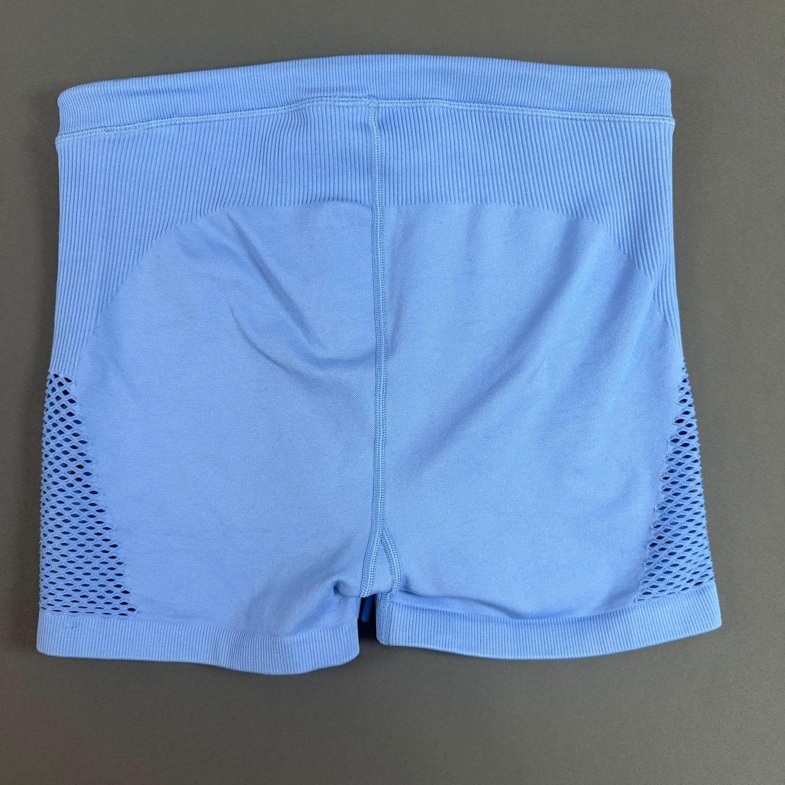 OFFLINE by Aerie Ribbed Seamless Biker Shorts Blue High Rise Women’s Small