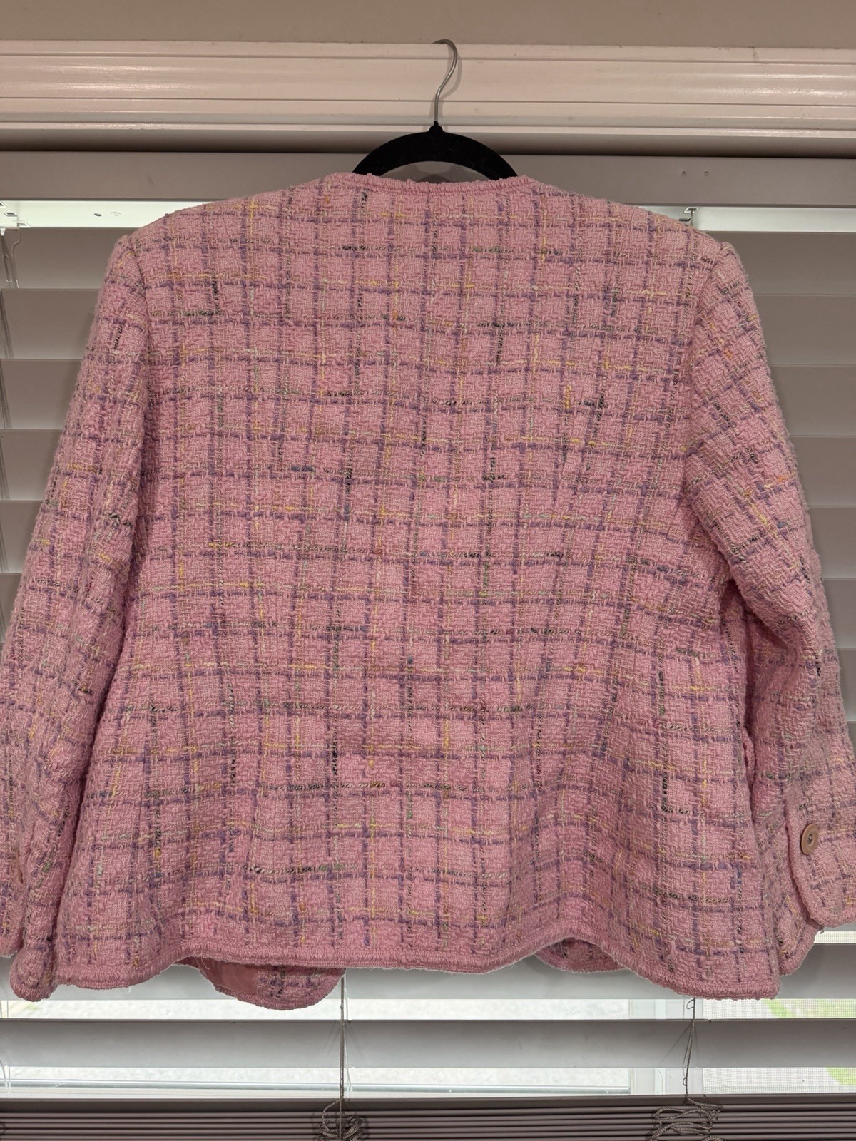 Renato Nucci Viana Pink Button Jacket Lined Short 3/4 Sleeve Women’s 46
