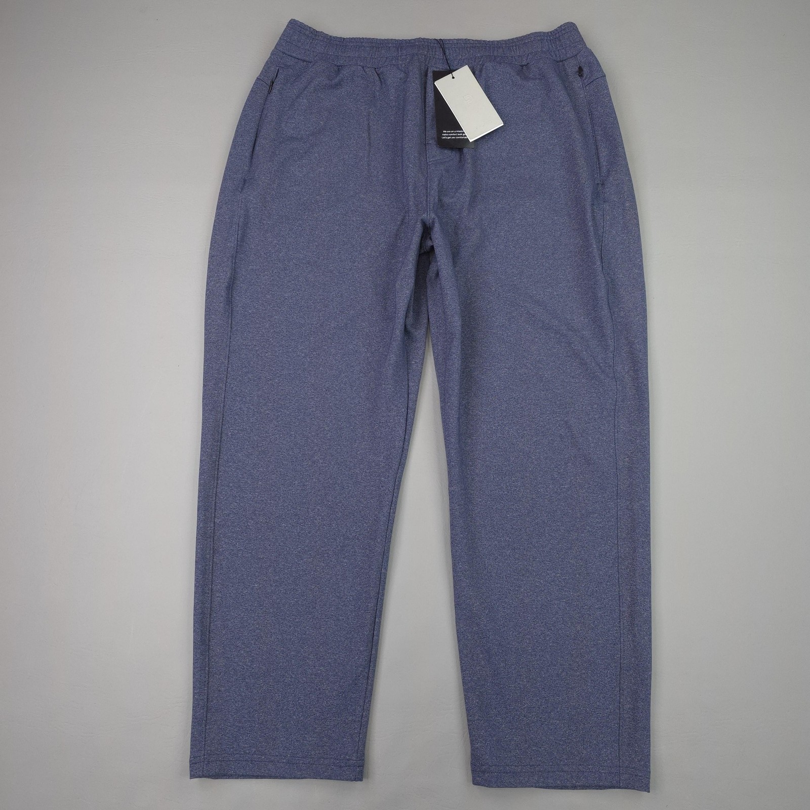 Public Rec All Day Every Day Pants Mens 36X25* Blue Knit Sweatpants Stretch