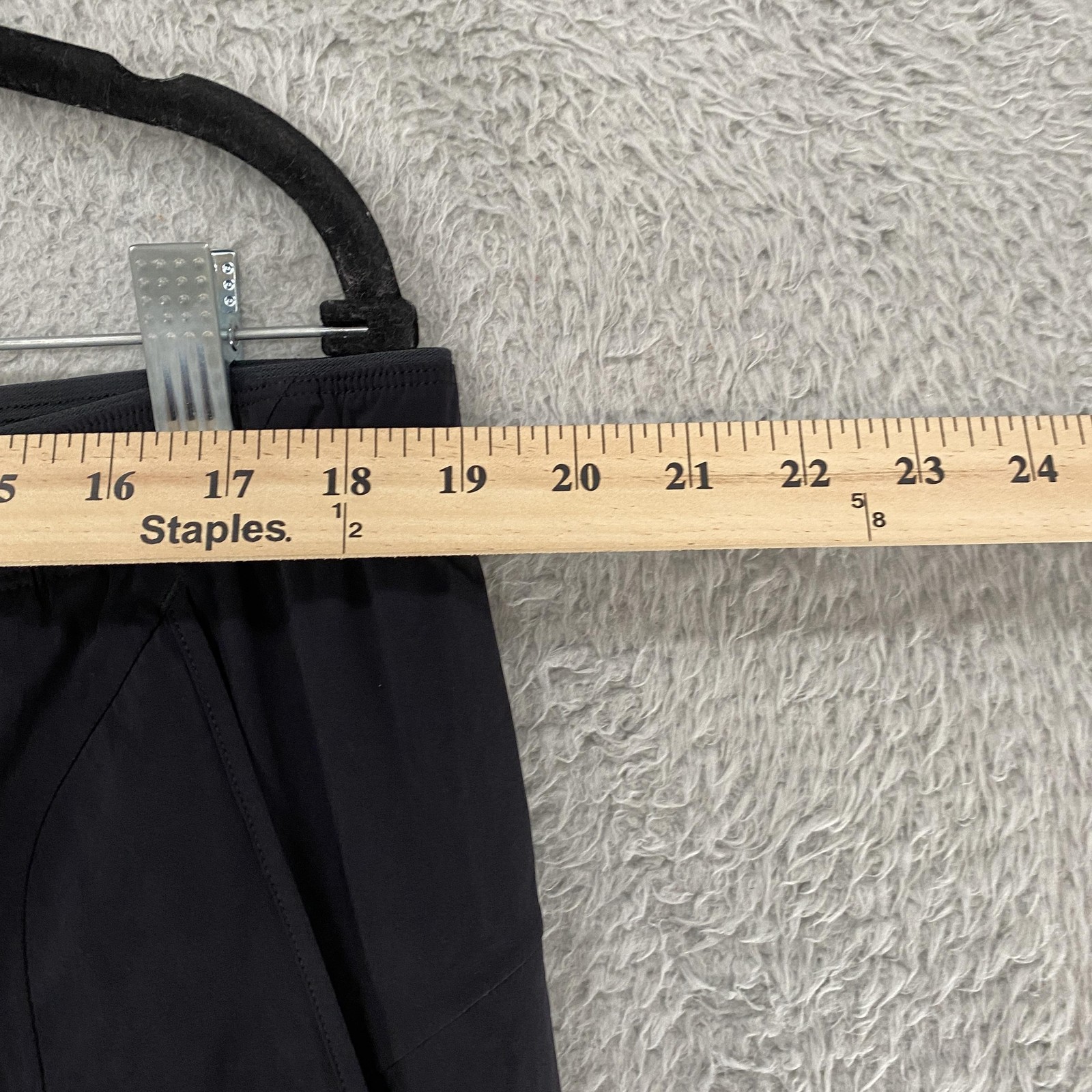 Paskho Pants Mens XL Black Nylon Stretch Travel Tech Windbreaker XL
