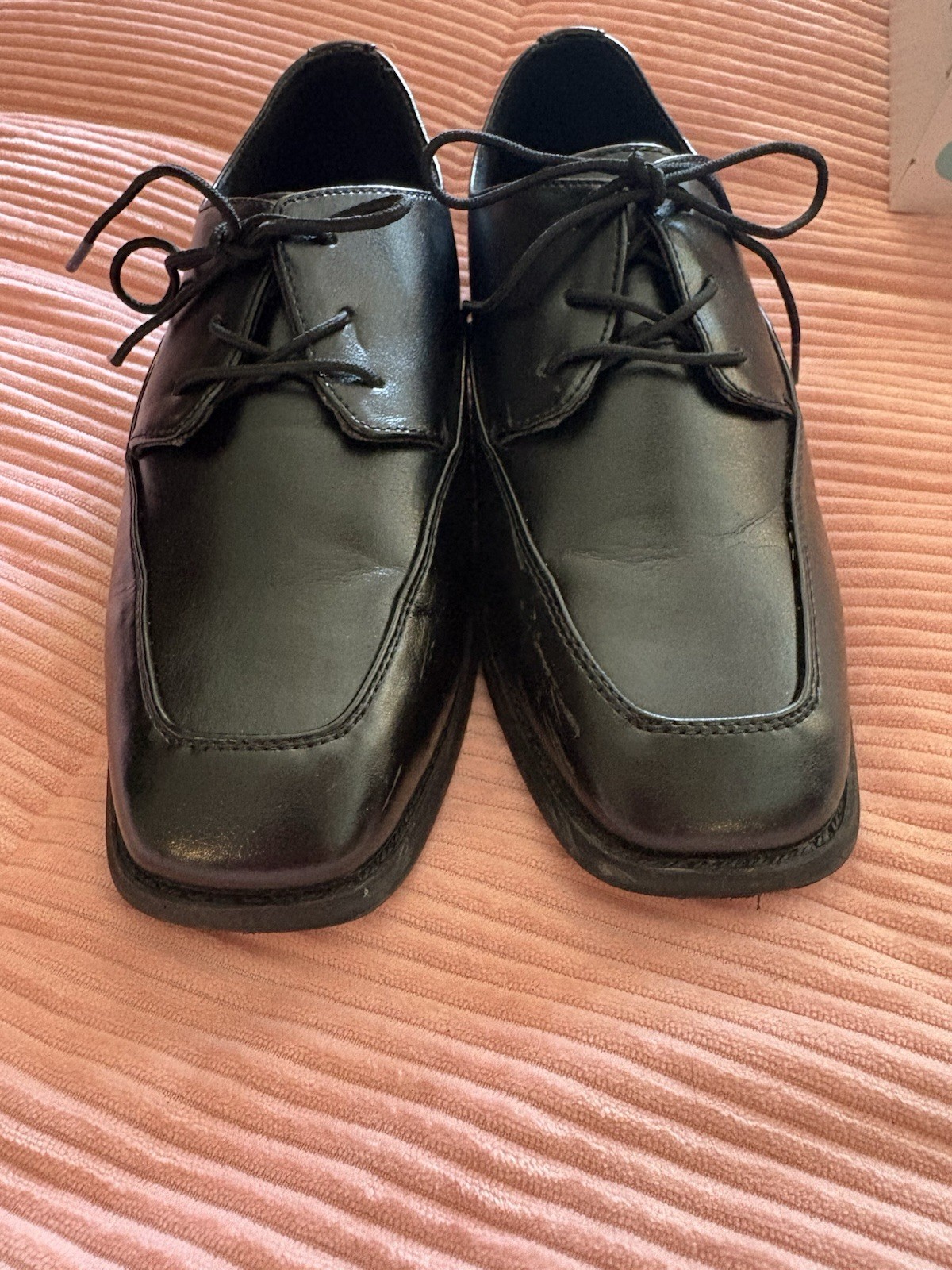 Sonoma Goods For Life Sonalexander Black Faux Leather Oxford Dress Shoes 6