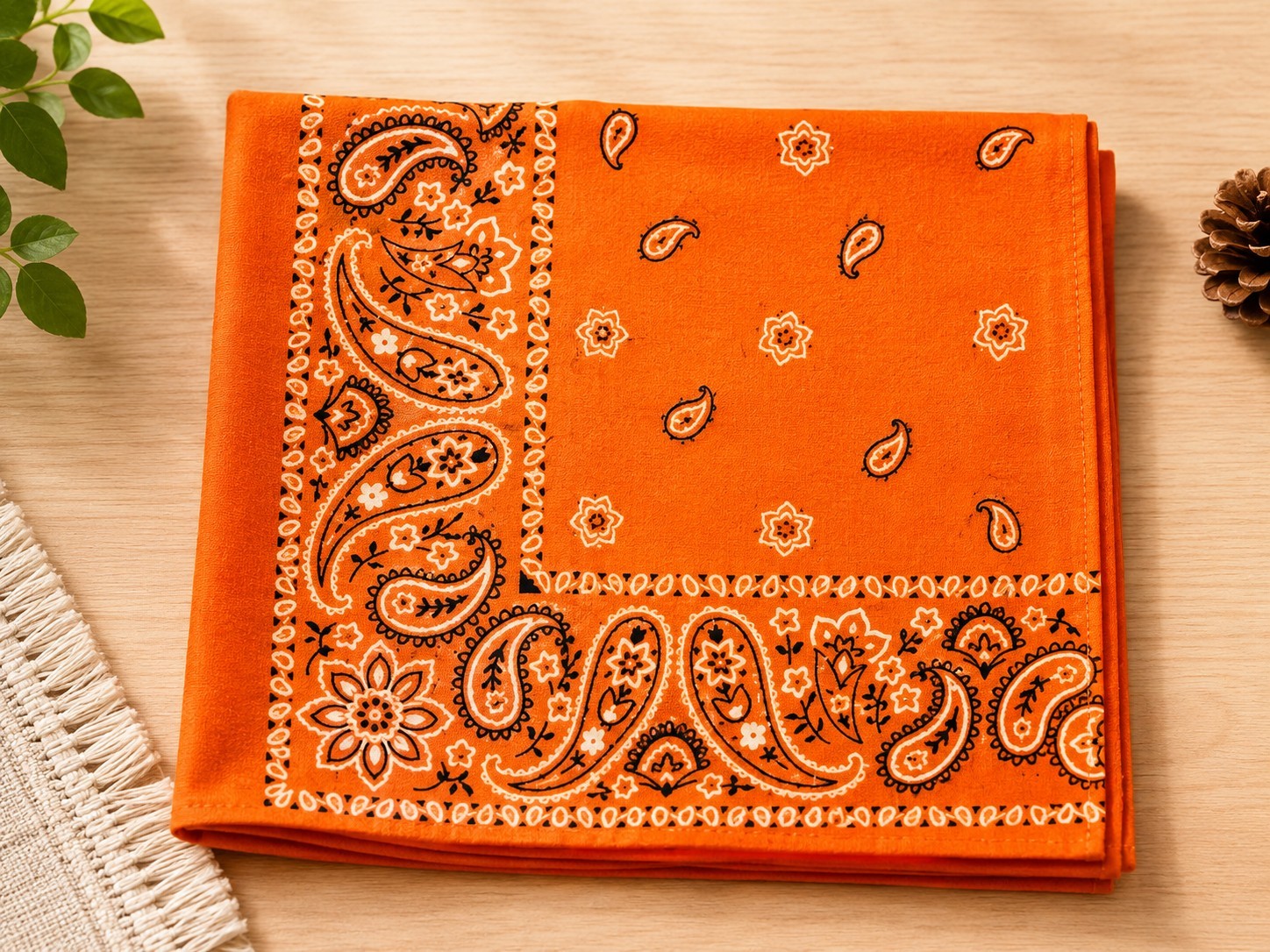 SET OF 4 Halloween Bandana Cotton 22″ x 22″ Scarf Head Neck Face Mask Wrist Band