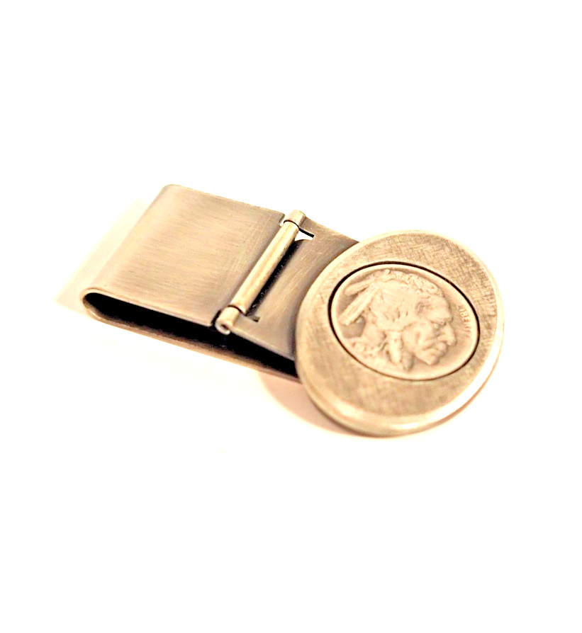 Sterling Silver Cool Buffalo Nickel Money Clip