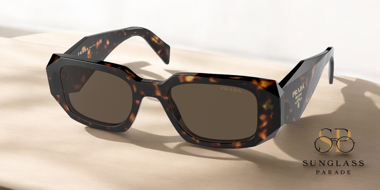 PRADA PR 17WS 2AU8C1 Tortoise Brown 49 mm Women’s Sunglasses