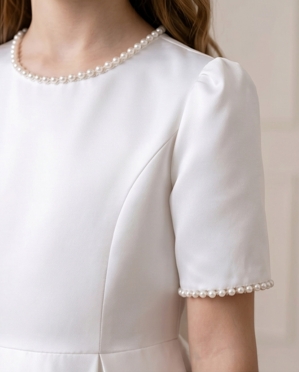 Claire Grace White Communion Dress for Girls | Vinam Boutique Australia