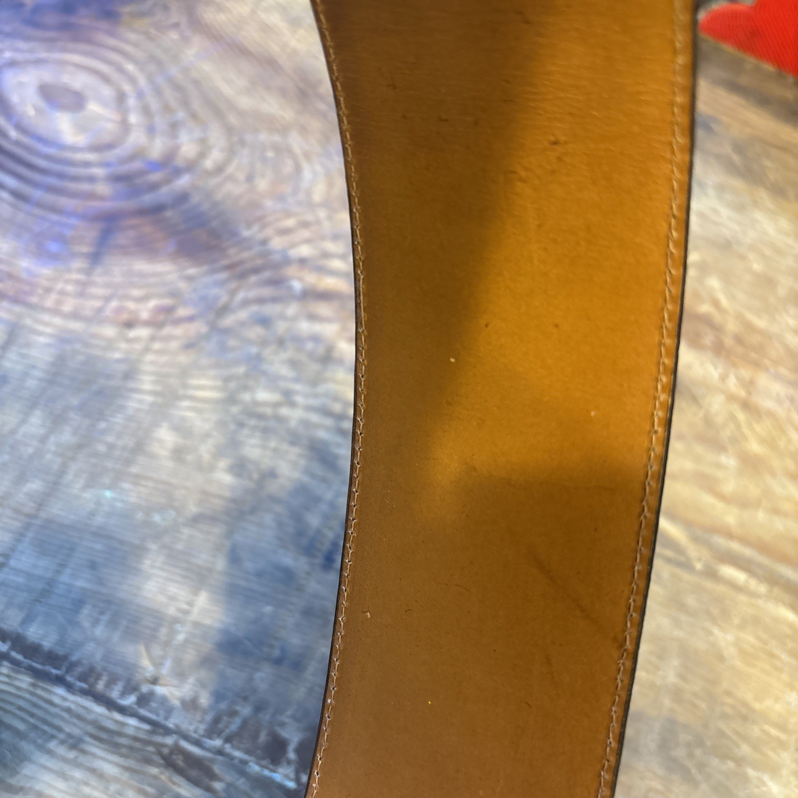 Vintage Ralph Lauren Collction 2.25” Wide American Alligator Belt 32” Italy
