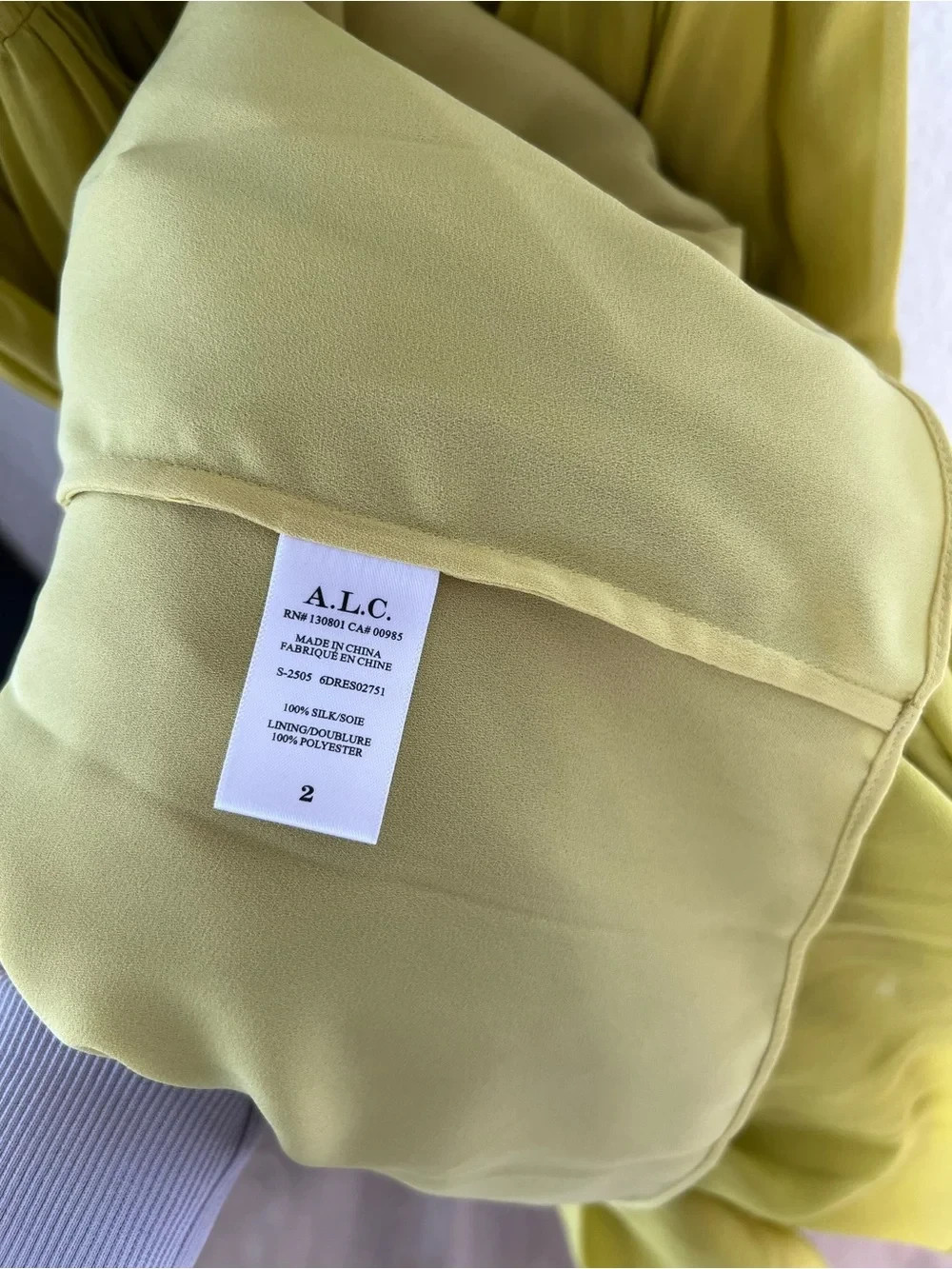 A.L.C. Drew Pleated One-Shoulder Maxi Dress in Cactus Blossom | Size 2 | $895