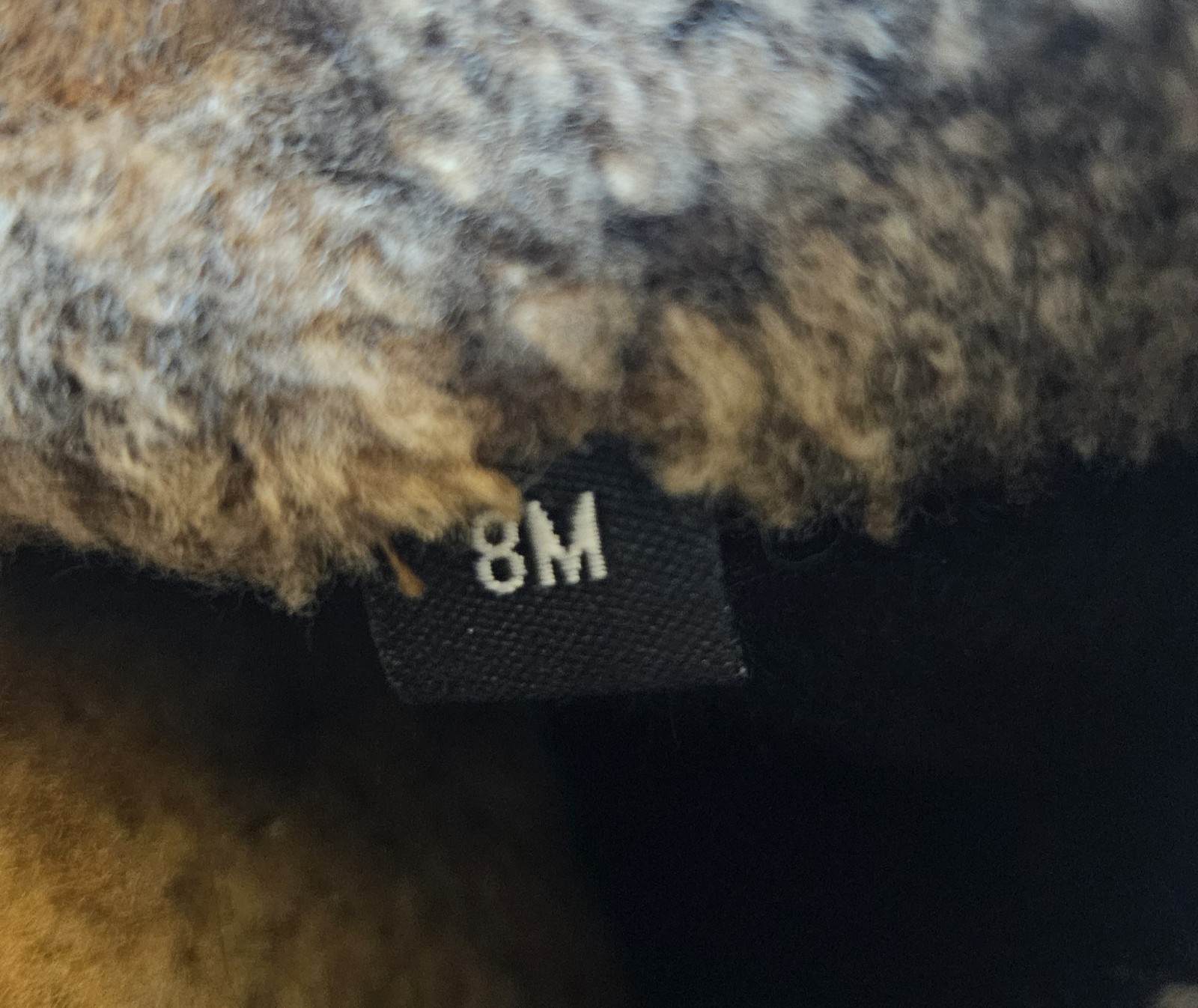 Stuart Weitzman Brown Suede Shearling Lined Mule Wedge Buckle Fur Trim 8M Y2K