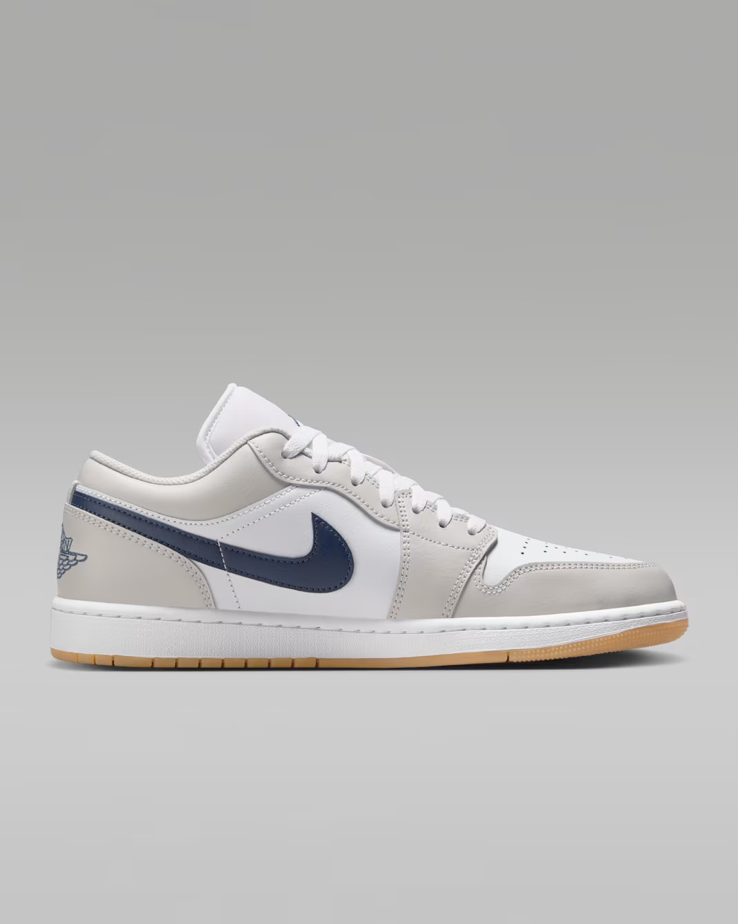 Jordan 1 Low Midnight Navy Neutral Grey Men’s – 553558-146