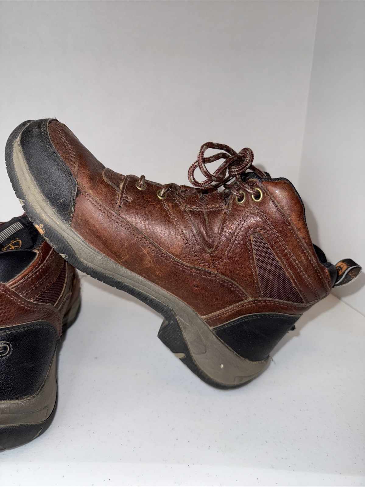 Ariat Terrain Work Boots Mens Size 9B Leather Waterproof Lace Up 10004138🔥👀