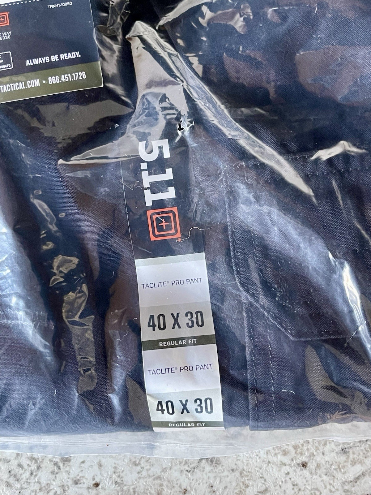 ✨5.11 Tactical Men’s Taclite Pro Lightweight Performance Pants 40×30 Dark Navy