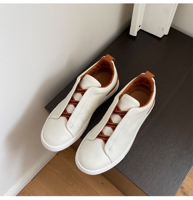 Men’s leather breathable sneakers Size 39-46