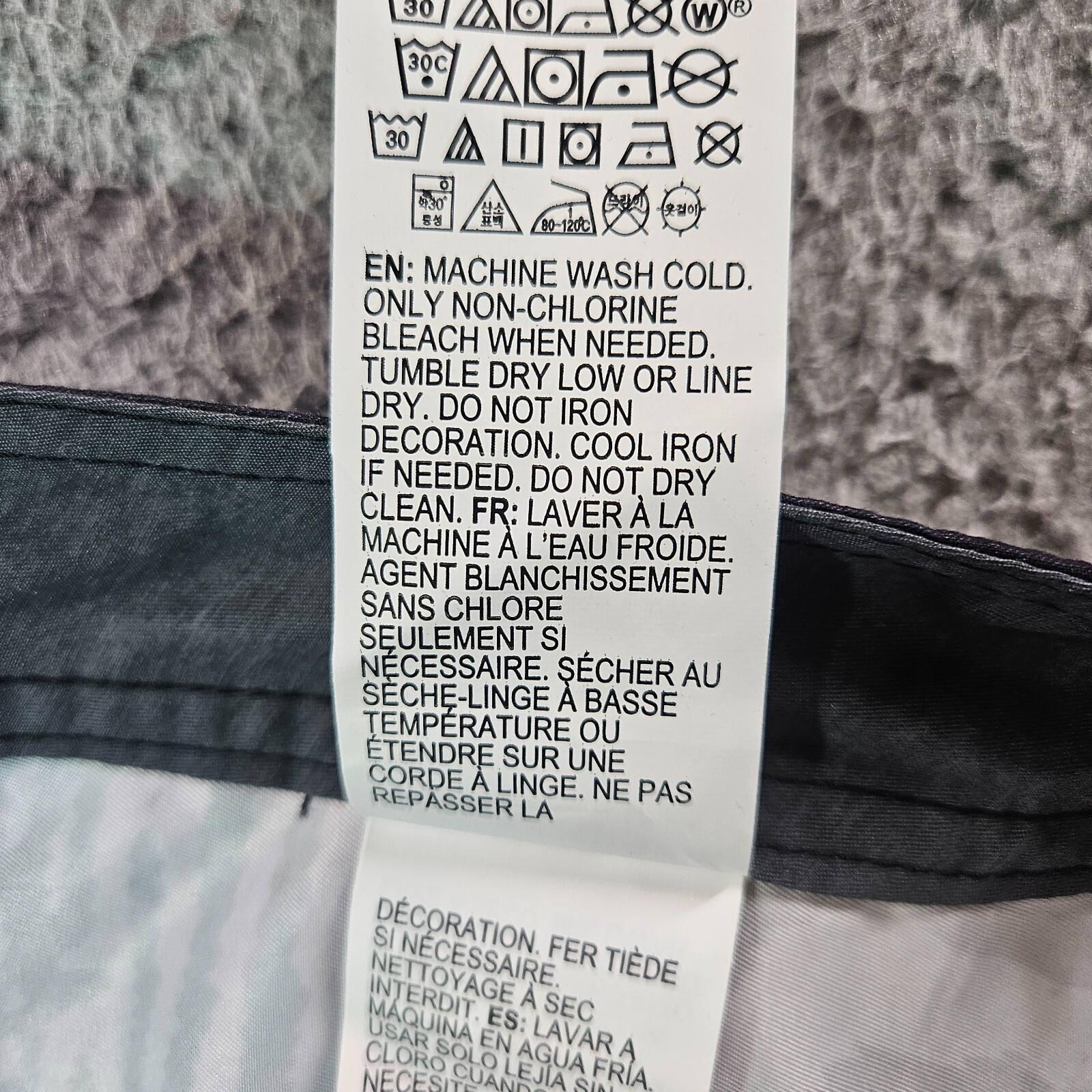 NWT Quiksilver Board Shorts Swim Trunks Men 38 No Liner 20″ Green Pattern Black