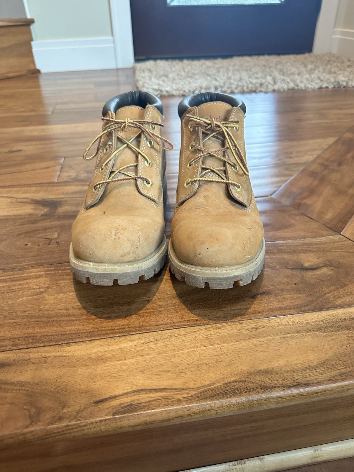 Timberland Men’s Premium Waterproof Chukka Boots in classic “Wheat” Nubuck color