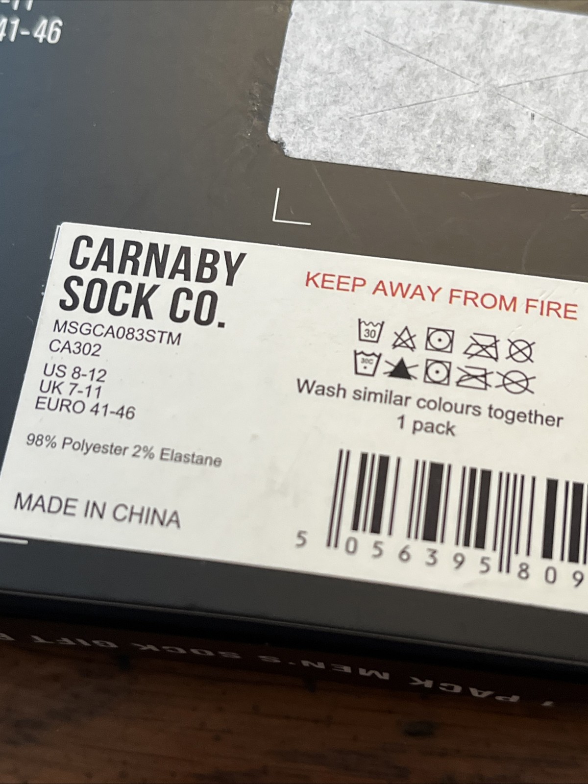NEW Carnaby Sock Co. Men’s Socks (2 Pair) Soldier/Telephone
